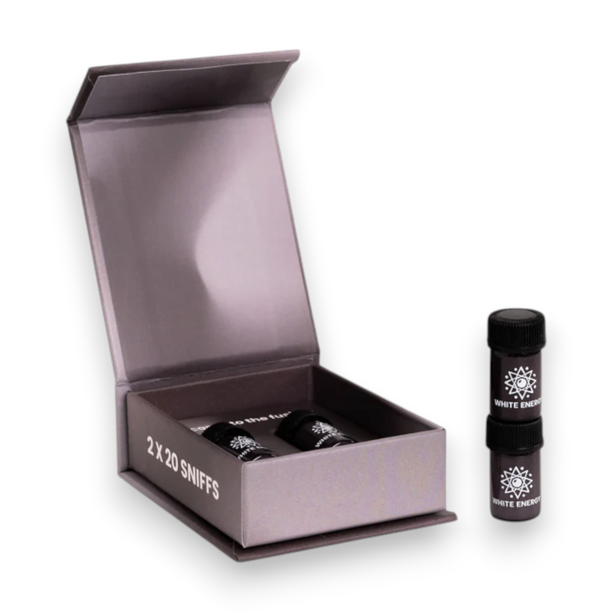 Focus Sniff – White Energy - 2 x 20 Sniffs– Der Frischekick direkt durch die Nase - Fruchtiger Cranberry-Flavour