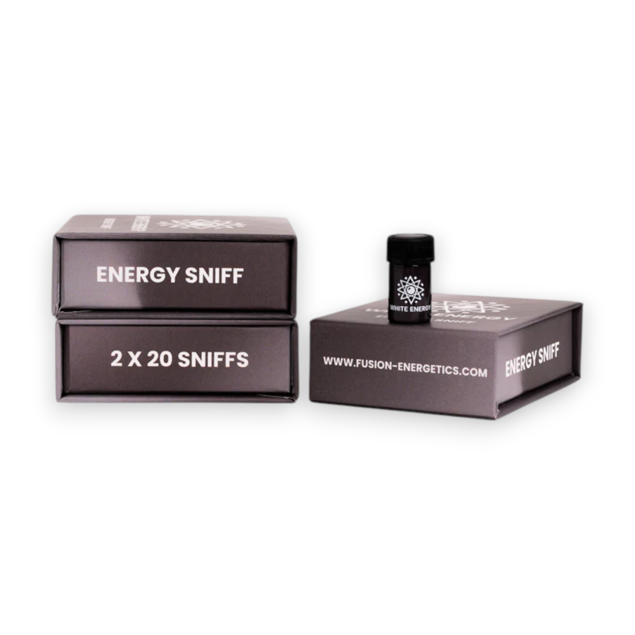 Focus Sniff – White Energy - 2 x 20 Sniffs– Der Frischekick direkt durch die Nase - Fruchtiger Cranberry-Flavour