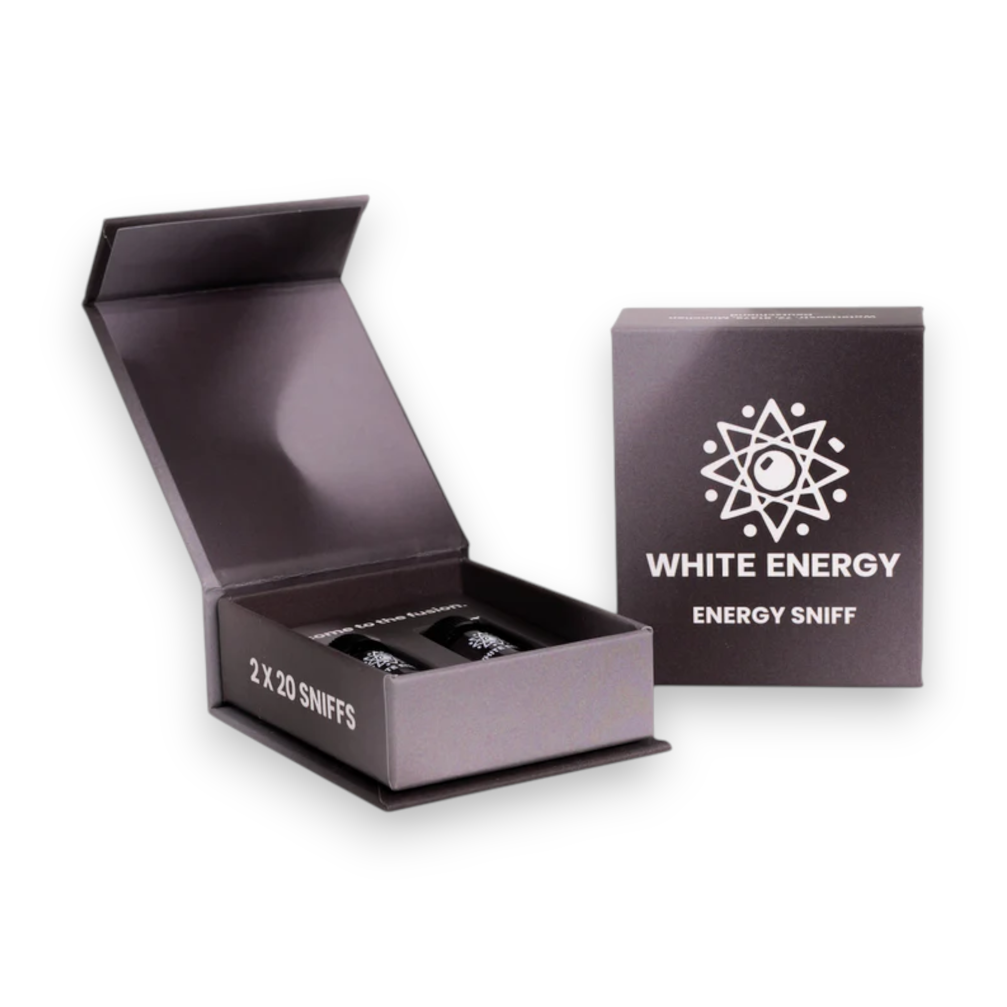 Focus Sniff – White Energy - 2 x 20 Sniffs– Der Frischekick direkt durch die Nase - Fruchtiger Cranberry-Flavour
