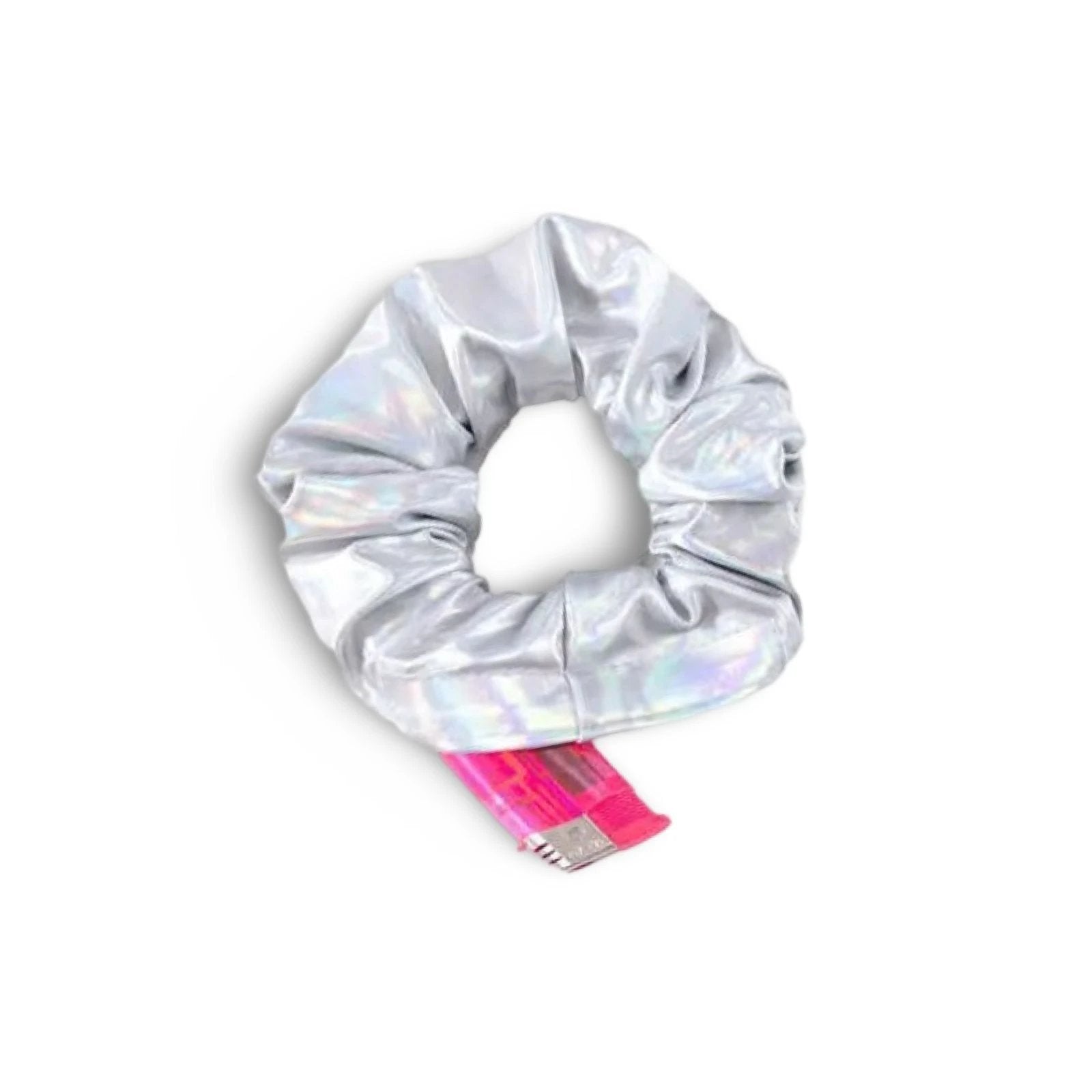 Secret Style Scrunchie – Haargummi mit Geheimfach in Silber -  from DieBallerei