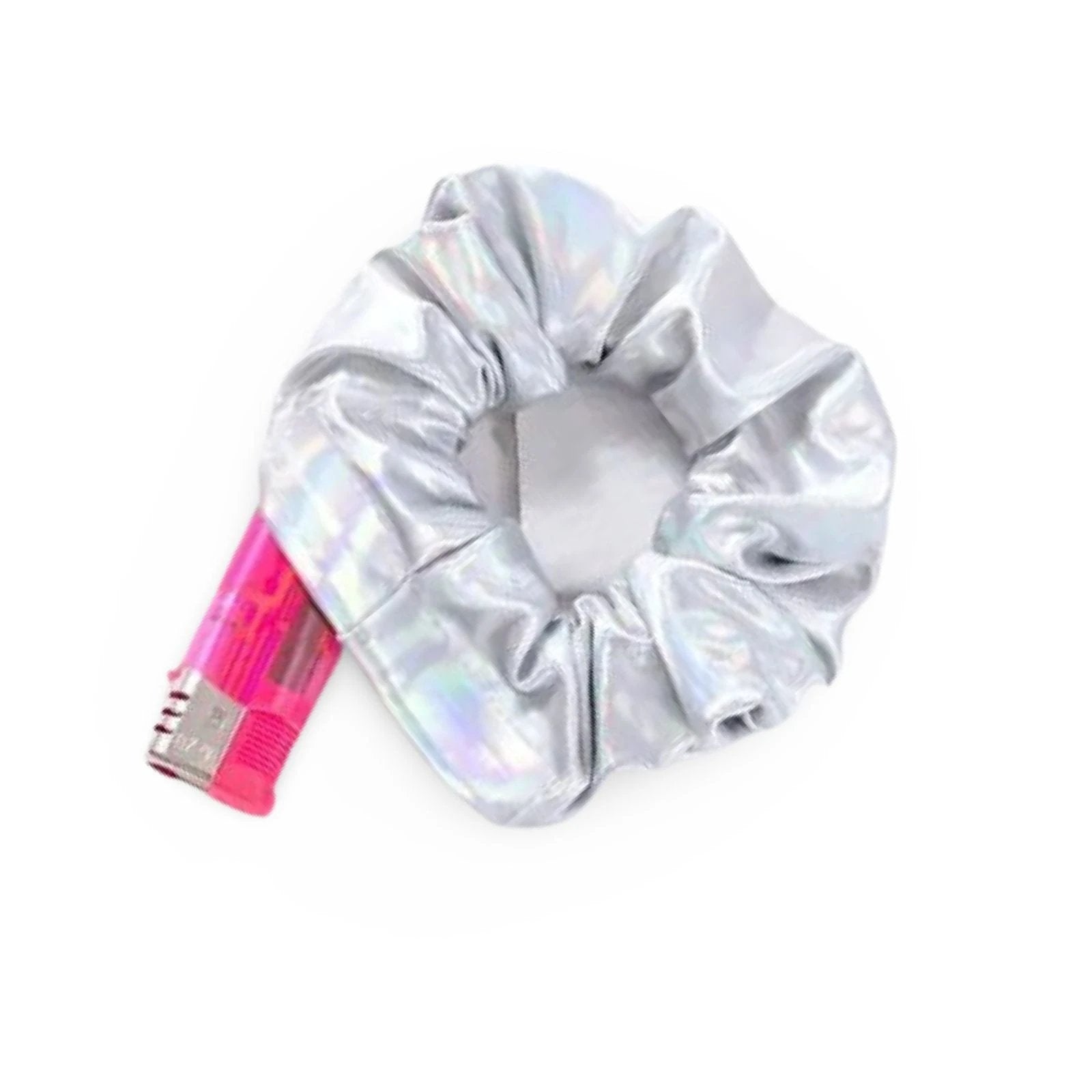 Secret Style Scrunchie – Haargummi mit Geheimfach in Silber -  from DieBallerei