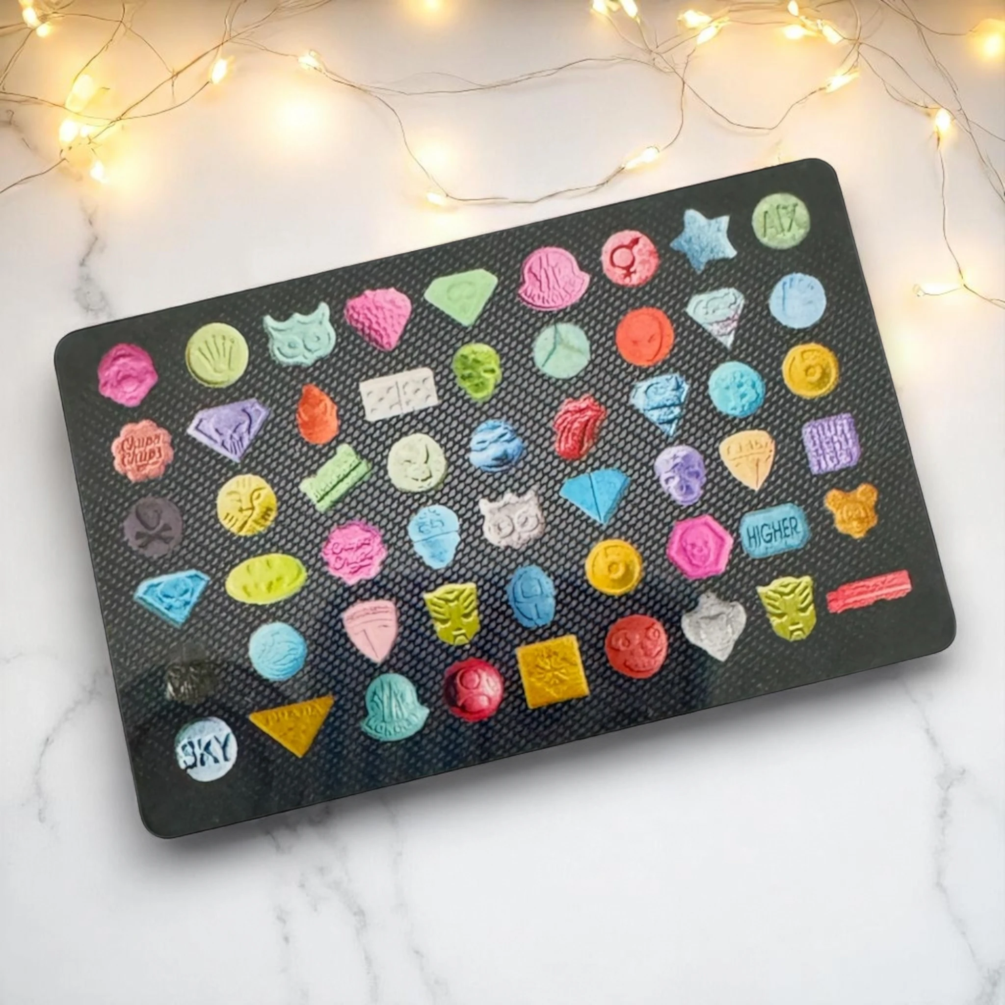 Hack-Karte „Teile-Mix“ – Carbon-Look mit Kultfaktor -  from DieBallerei