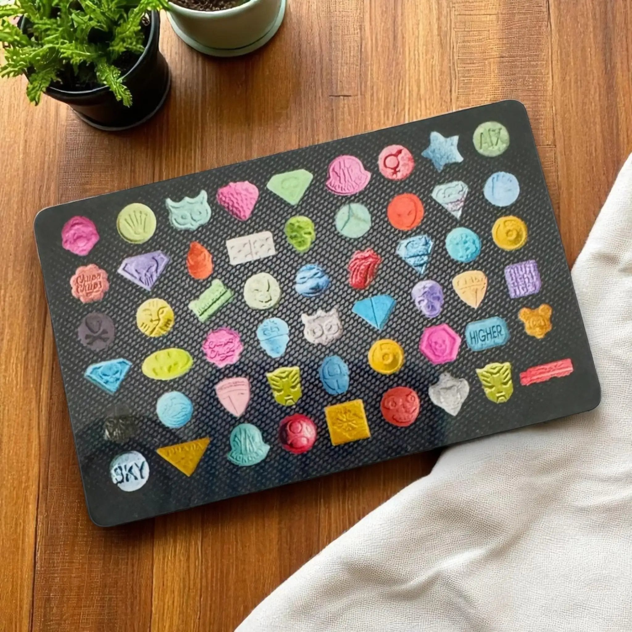 Hack-Karte „Teile-Mix“ – Carbon-Look mit Kultfaktor -  from DieBallerei