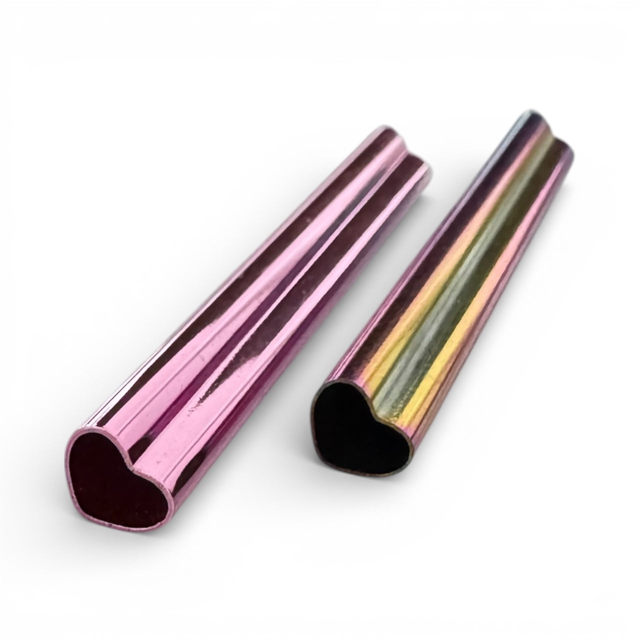 Herz-Röhrchen 7cm – Regenbogen oder Pink – Für die extra Portion Liebe! 💖