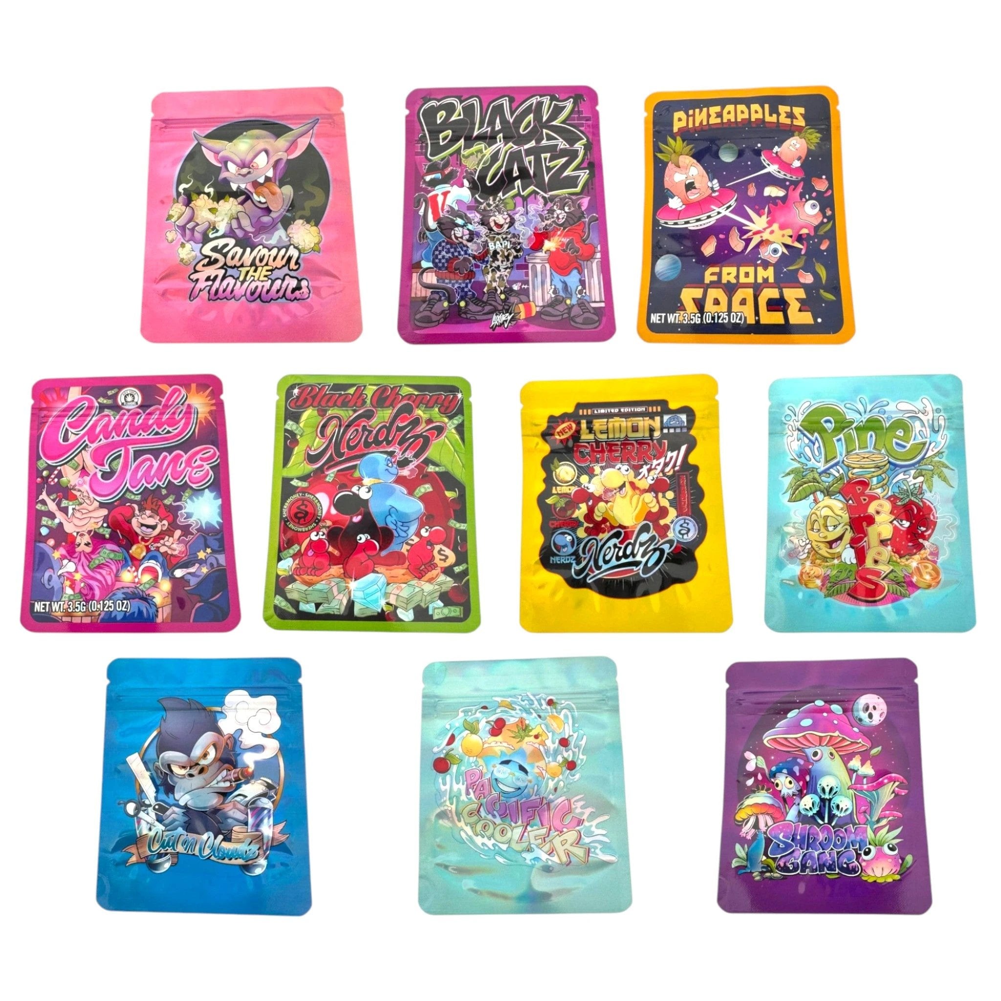 Holo ZIP Lock Beutel – Stylische & sichere Aufbewahrung - 10er Pack -  from DieBallerei