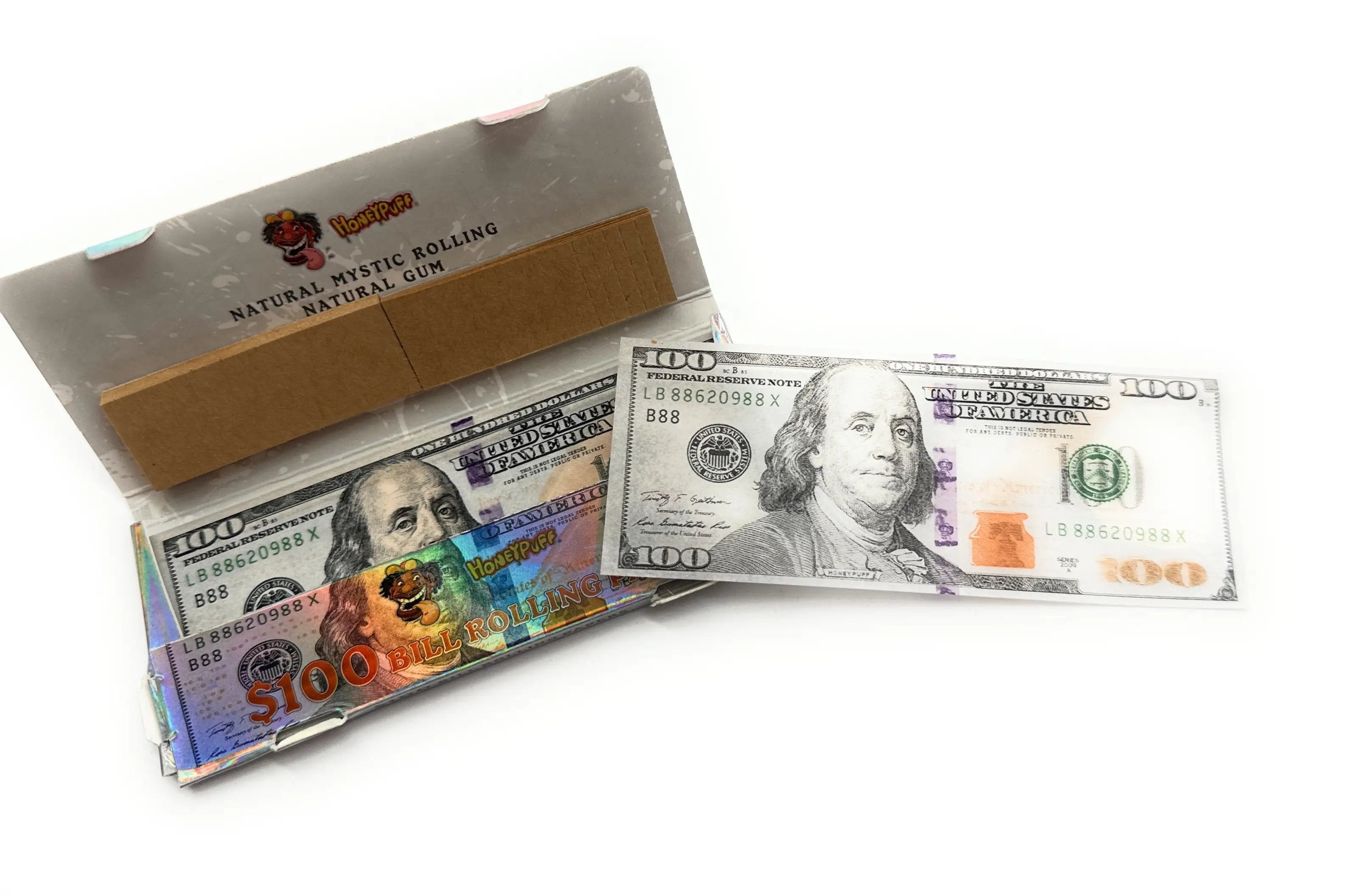 100 Dollar Schein Papers – inkl. Tip-Booklet - Kingsize -  from DieBallerei