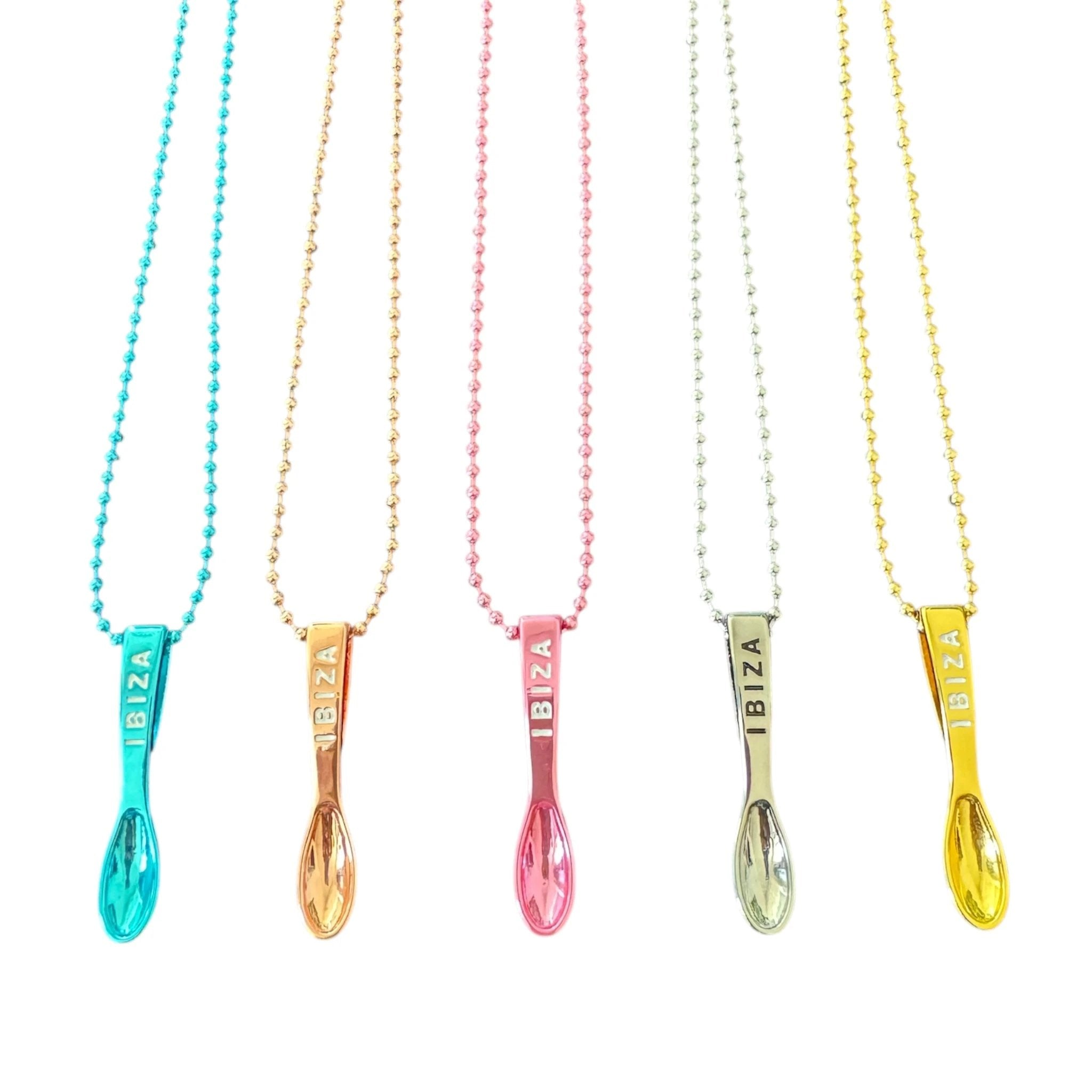 IBIZA Spoon Necklace – Stylische Löffelkette in verschiedenen Farben -  from DieBallerei