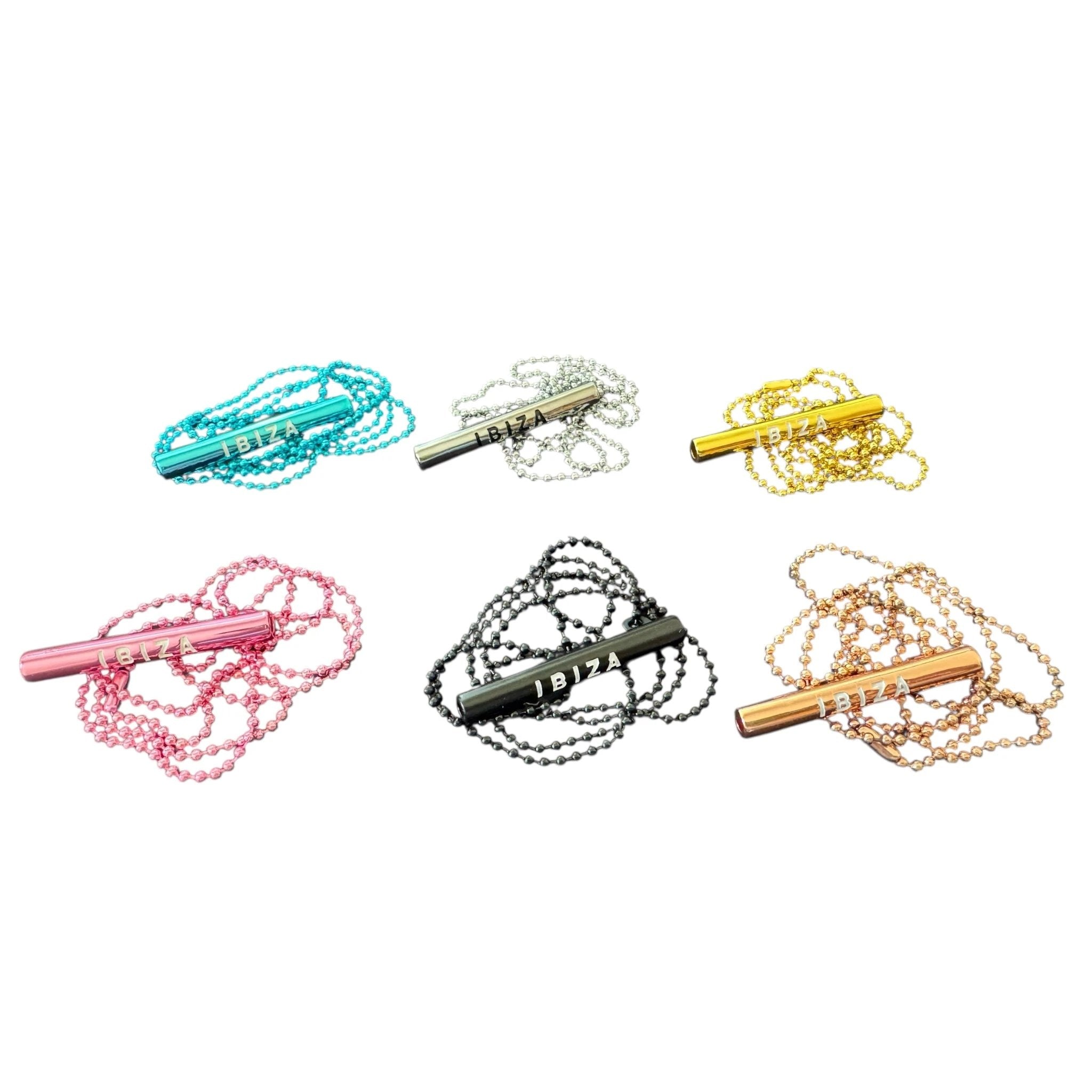 IBIZA Ziehröhrchen-Kette – Statement-Style in verschiedenen Farben -  from DieBallerei