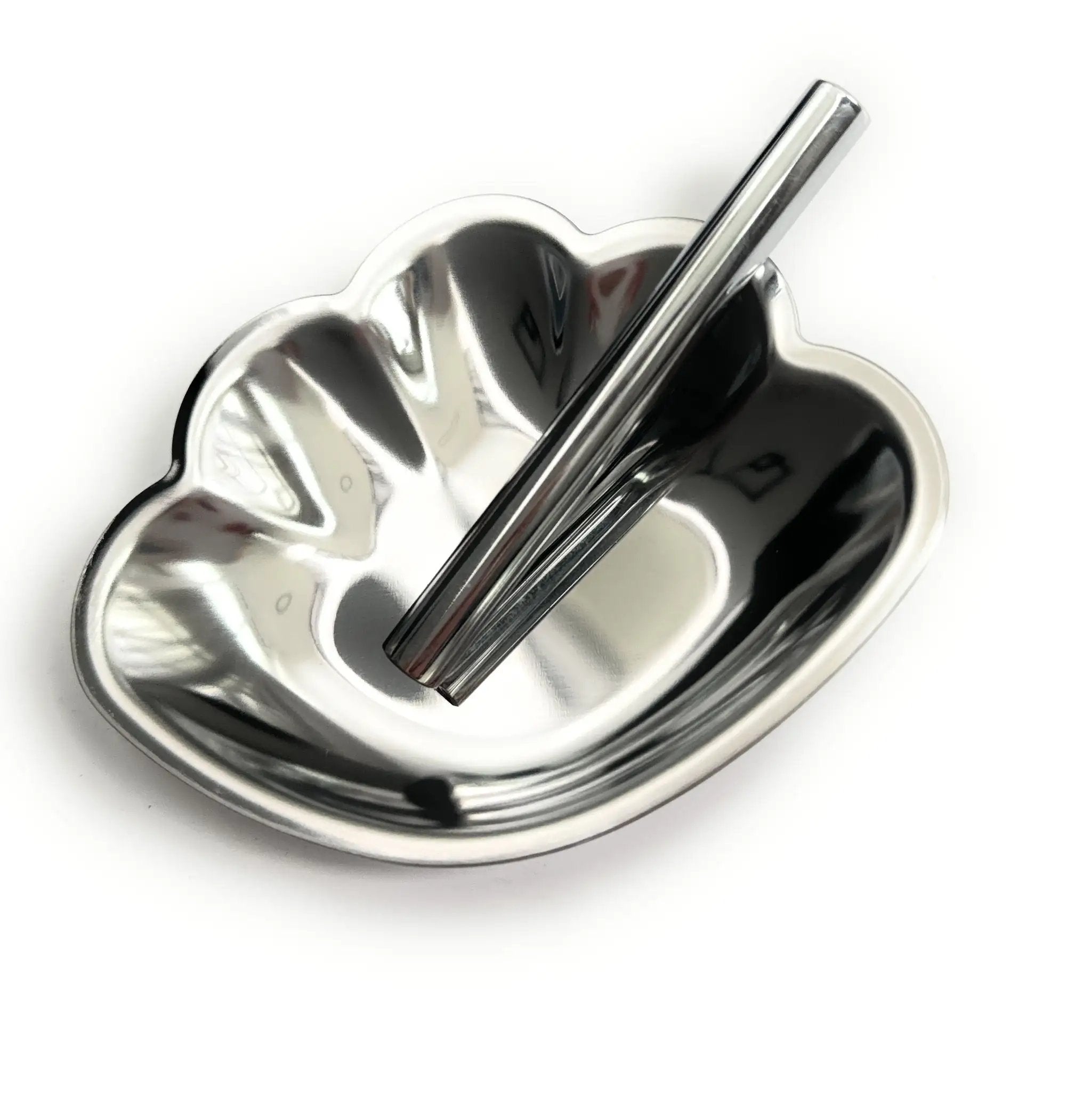 Set Silberne Muschel-Ziehunterlage aus Metall – Edles Design & Praktische Größe -  from DieBallerei