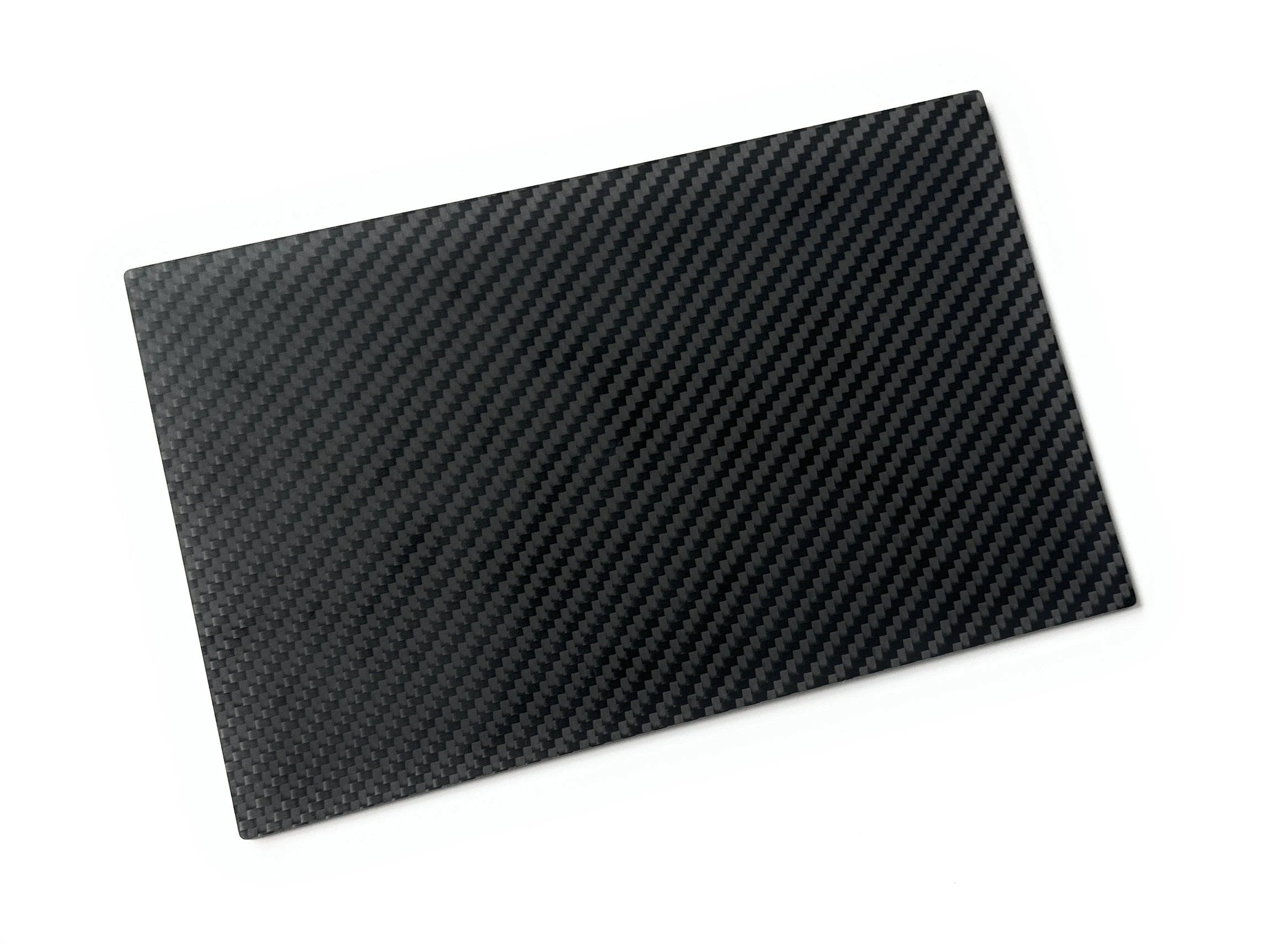 Set: Carbonfaser Unterlage (22x14cm) & Hack-Karte – Edles Design - from DieBallerei