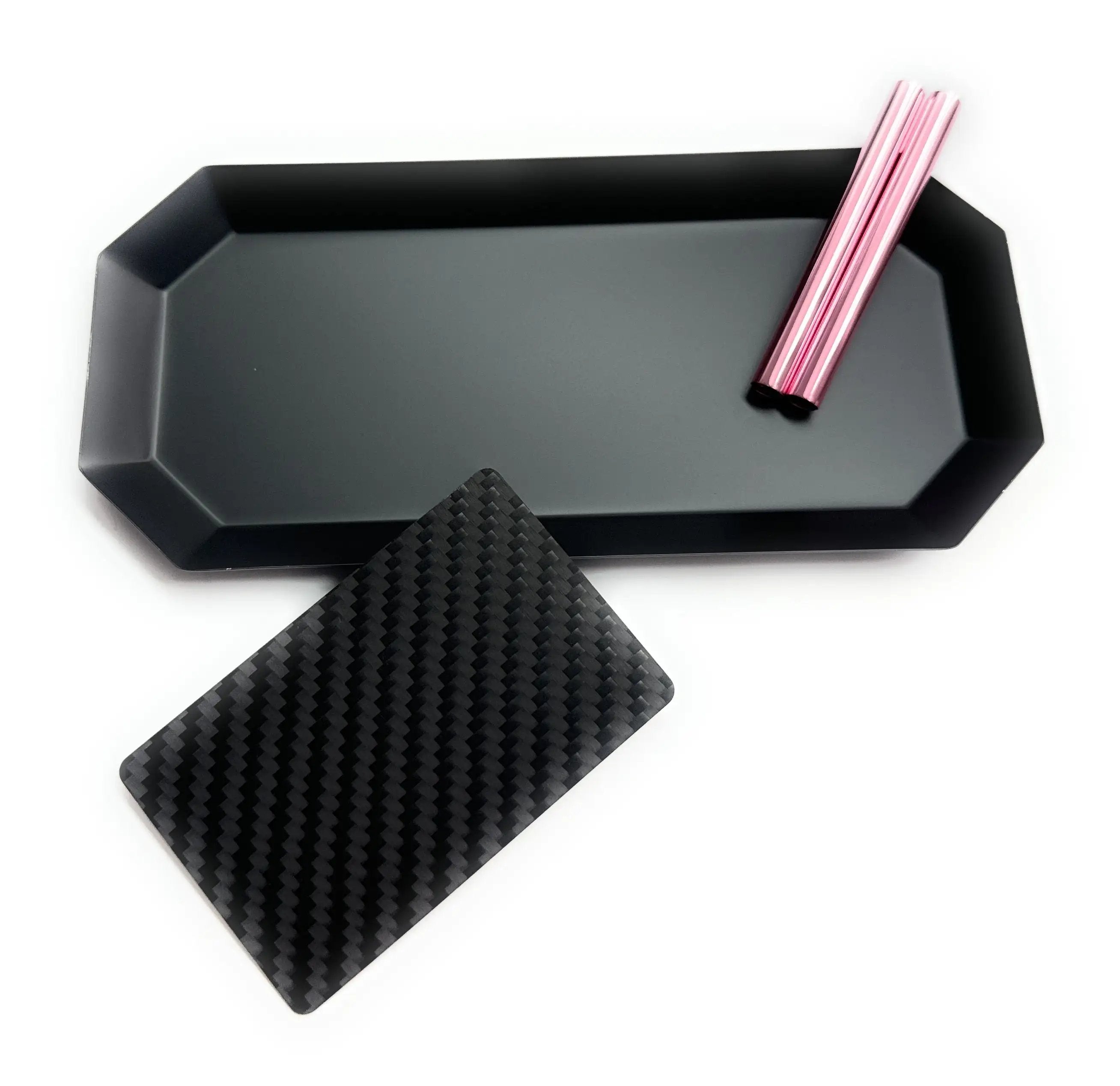 Set „Schwarz Matt/Pink Oktogon“ – Stylisch & hochwertig! -  from DieBallerei