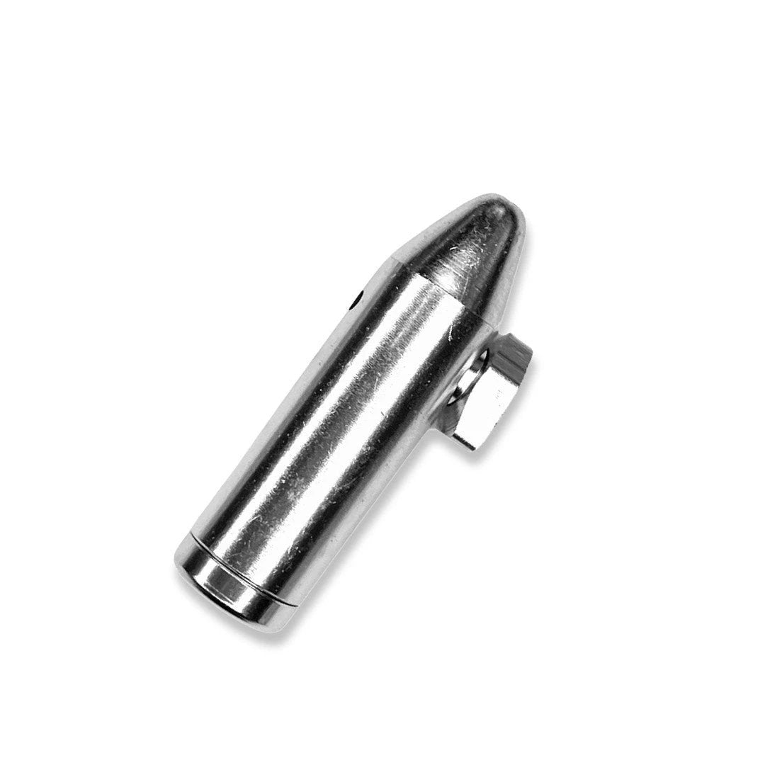 Rundes Hard Case Schnupftabak Schnupfset inkl. 2x Alu Dosierer, 2x Mini Löffel Krone, 2x Mini Portionierer mit aufklappbarem Löffel, 1x Mini Trichter -  from DieBallerei