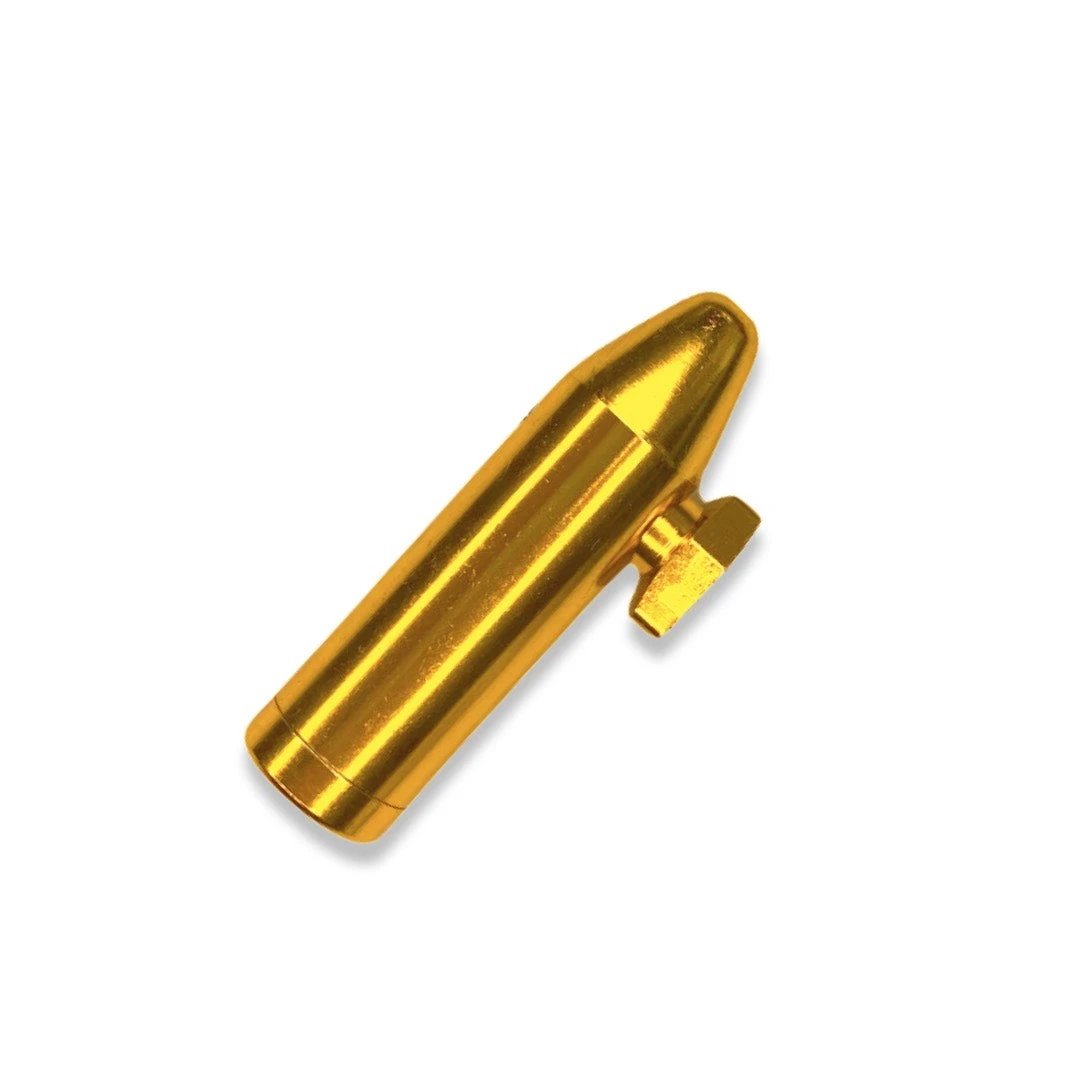 Rundes Hard Case Schnupftabak Schnupfset inkl. 2x Alu Dosierer, 2x Mini Löffel Krone, 2x Mini Portionierer mit aufklappbarem Löffel, 1x Mini Trichter -  from DieBallerei