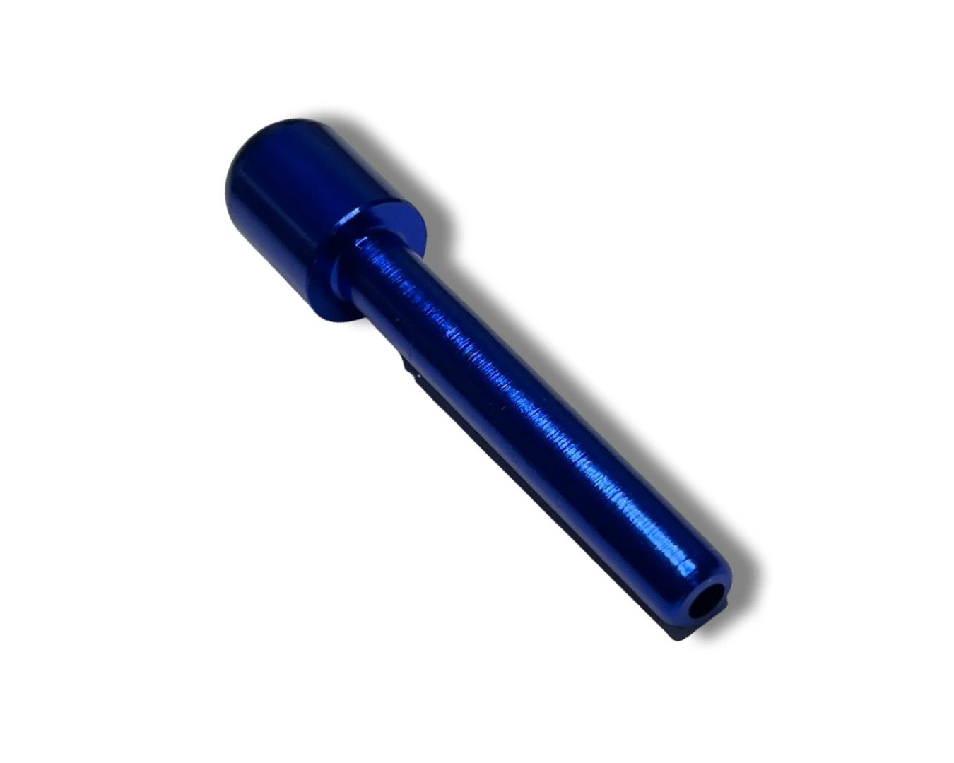 Aluminium Zieh-Röhrchen – Blau, 70 mm mit runder Spitze -  from DieBallerei