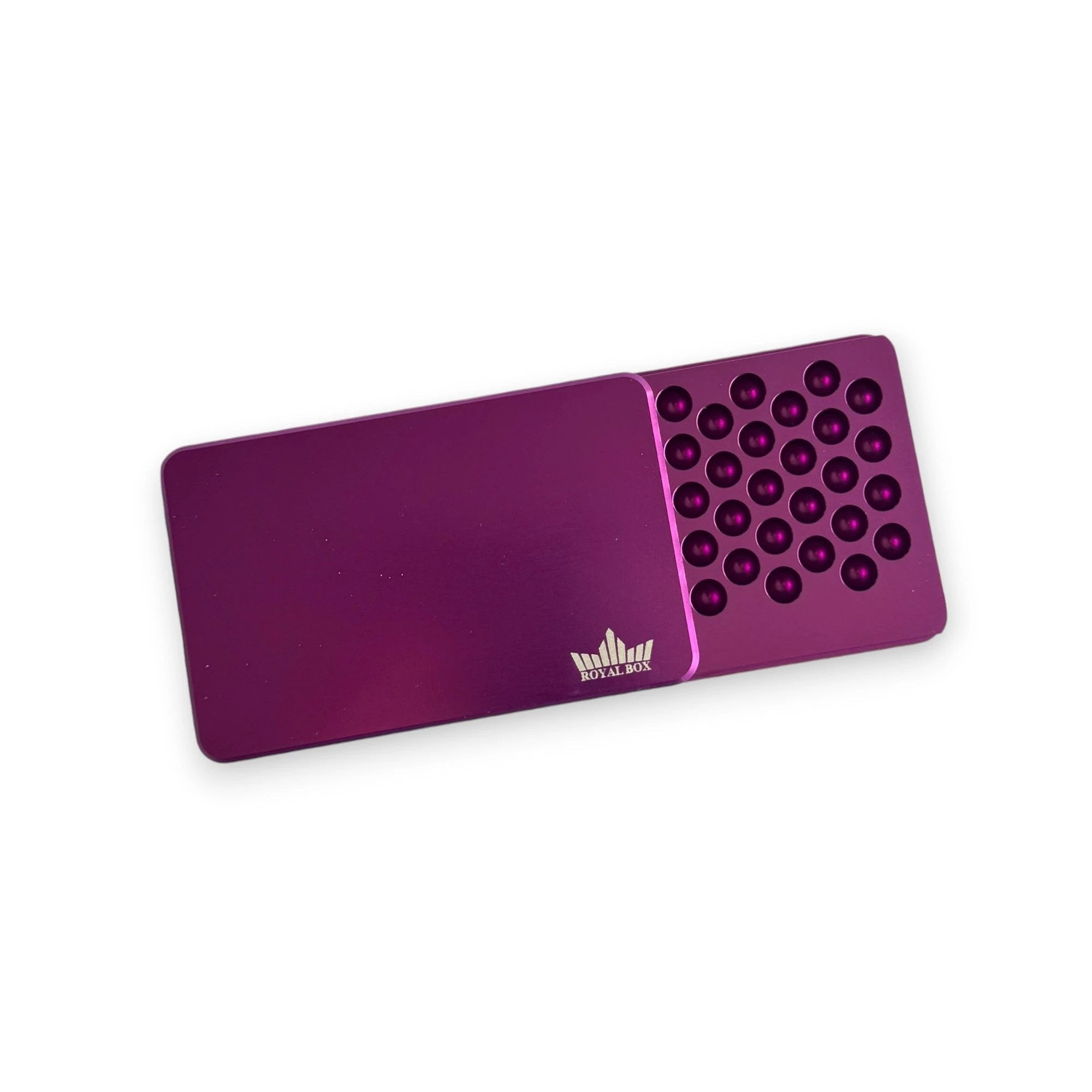 Royal Box PURPLE Honeycomb Golf – SPEZIAL EDITION mit integriertem Röhrchen für unterwegs -  from DieBallerei