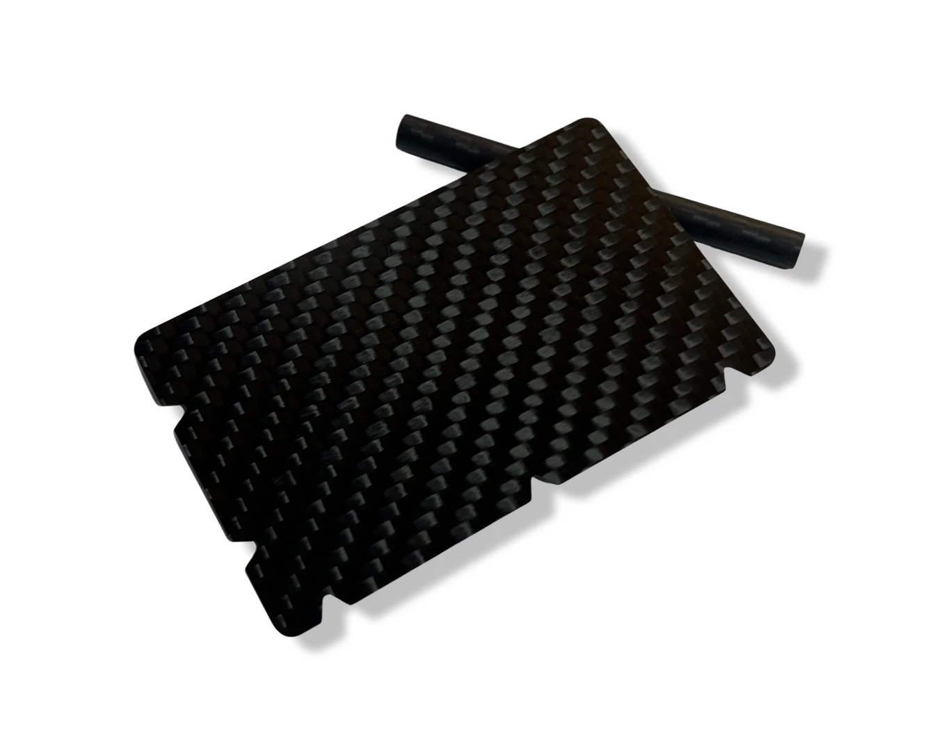 Carbon Röhrchen Set – Inkl. Hack-Karte mit 5 Einkerbungen -  from DieBallerei