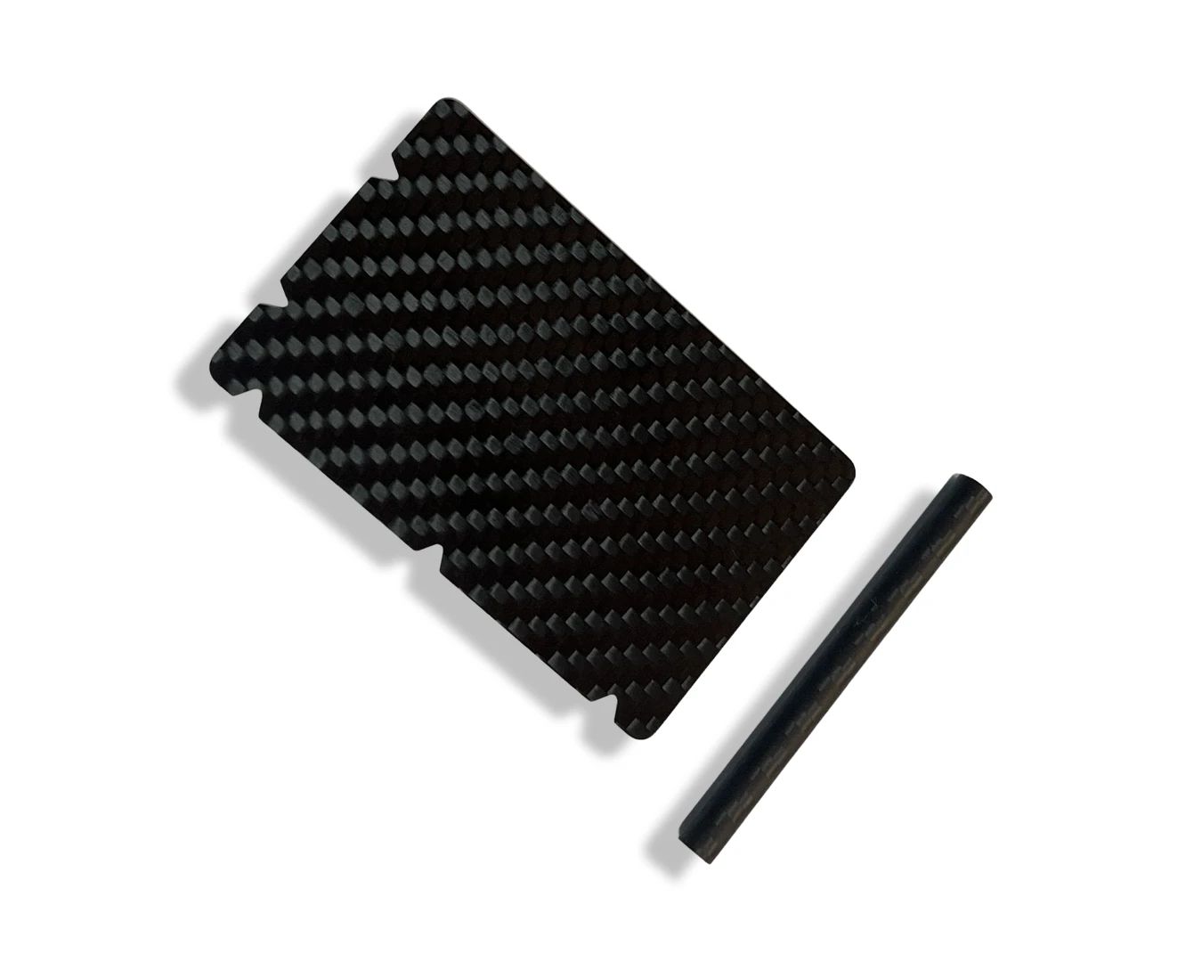 Carbon Röhrchen Set – Inkl. Hack-Karte mit 5 Einkerbungen -  from DieBallerei