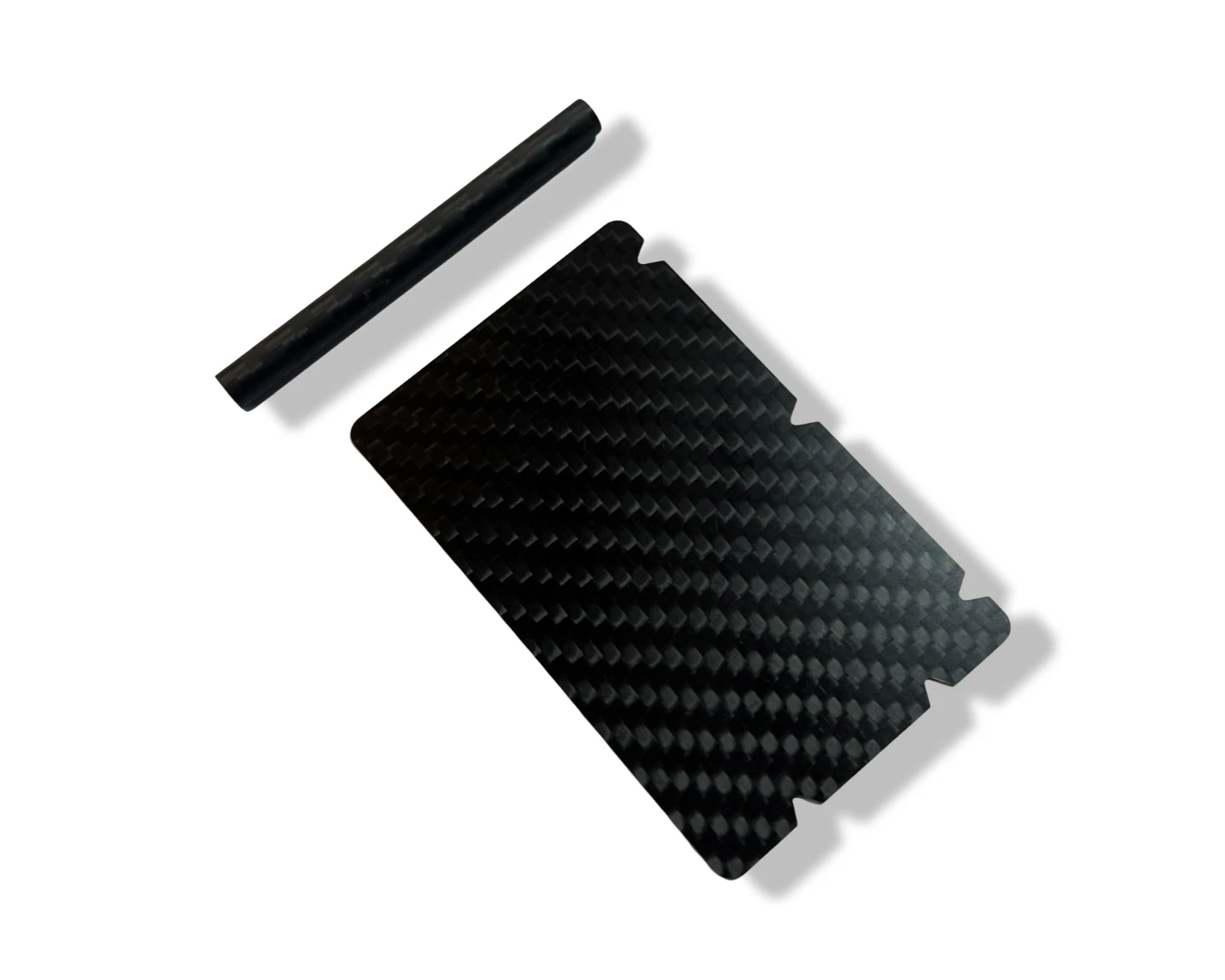 Carbon Röhrchen Set – Inkl. Hack-Karte mit 5 Einkerbungen -  from DieBallerei