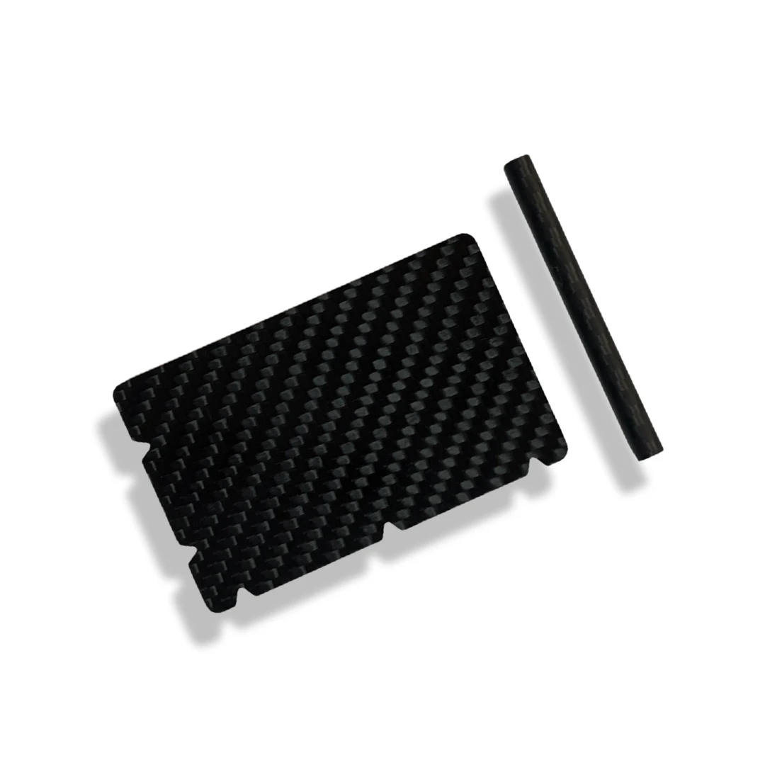 Carbon Röhrchen Set – Inkl. Hack-Karte mit 5 Einkerbungen -  from DieBallerei