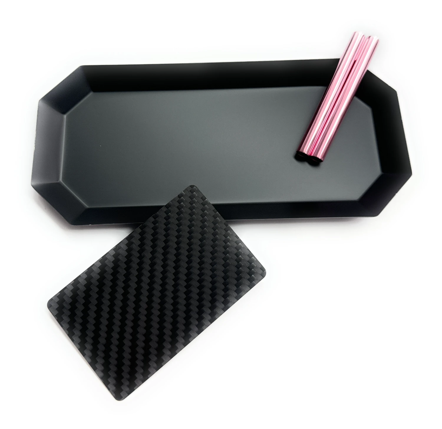 Set „Schwarz Matt/Pink Oktogon“ – Stylisch & hochwertig! -  from DieBallerei