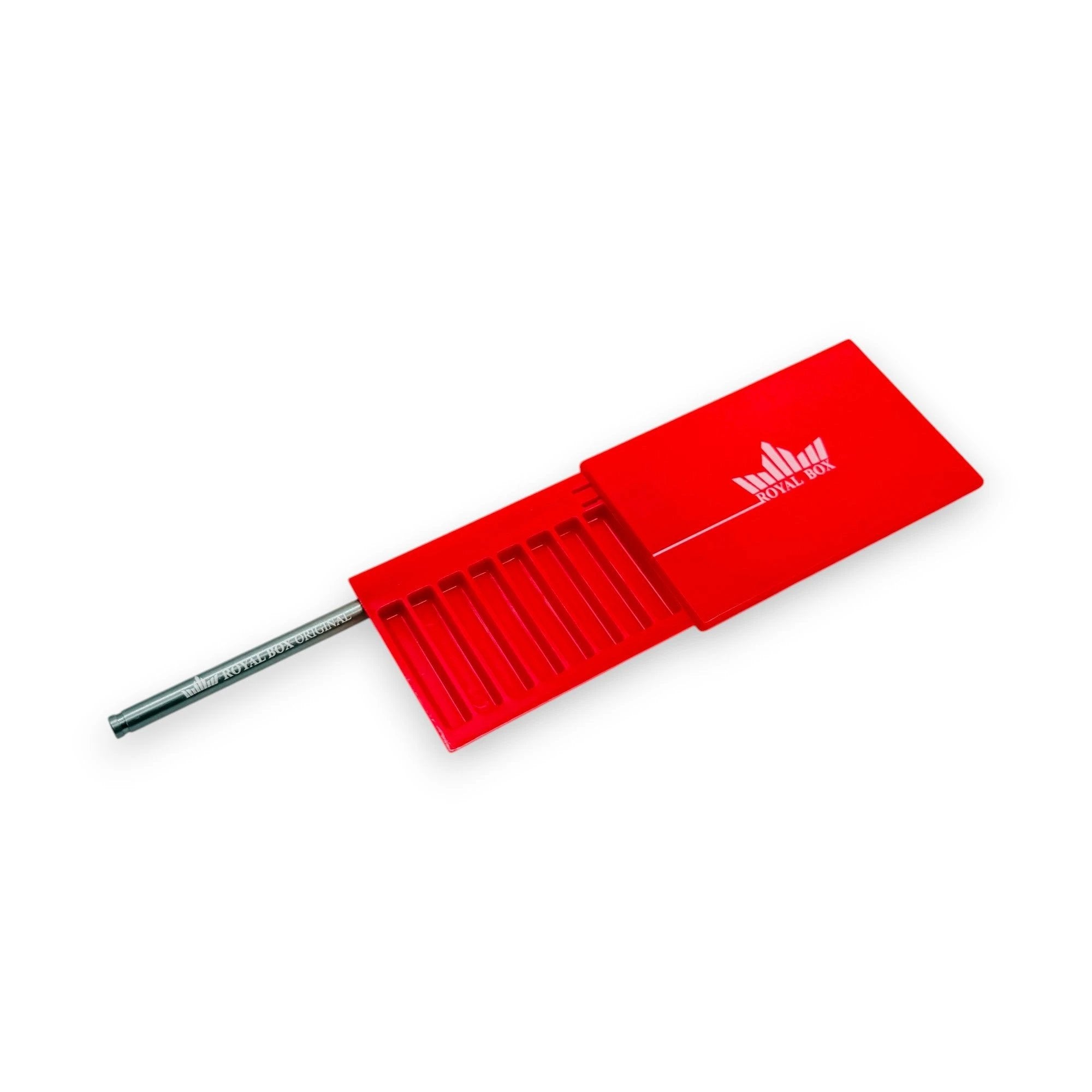 'Royal Box' mit integriertem Röhrchen in Rot inkl. Dosierer -  from DieBallerei