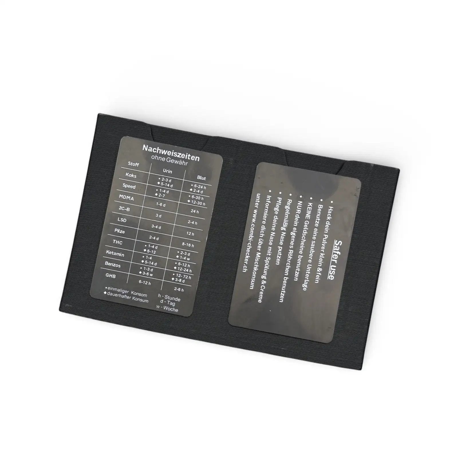 Baller-Box XL Everlasting Fractals inkl. integriertem Spiegel, 2x Röhrchen und Hack-Karten Rot / Grün -  from DieBallerei