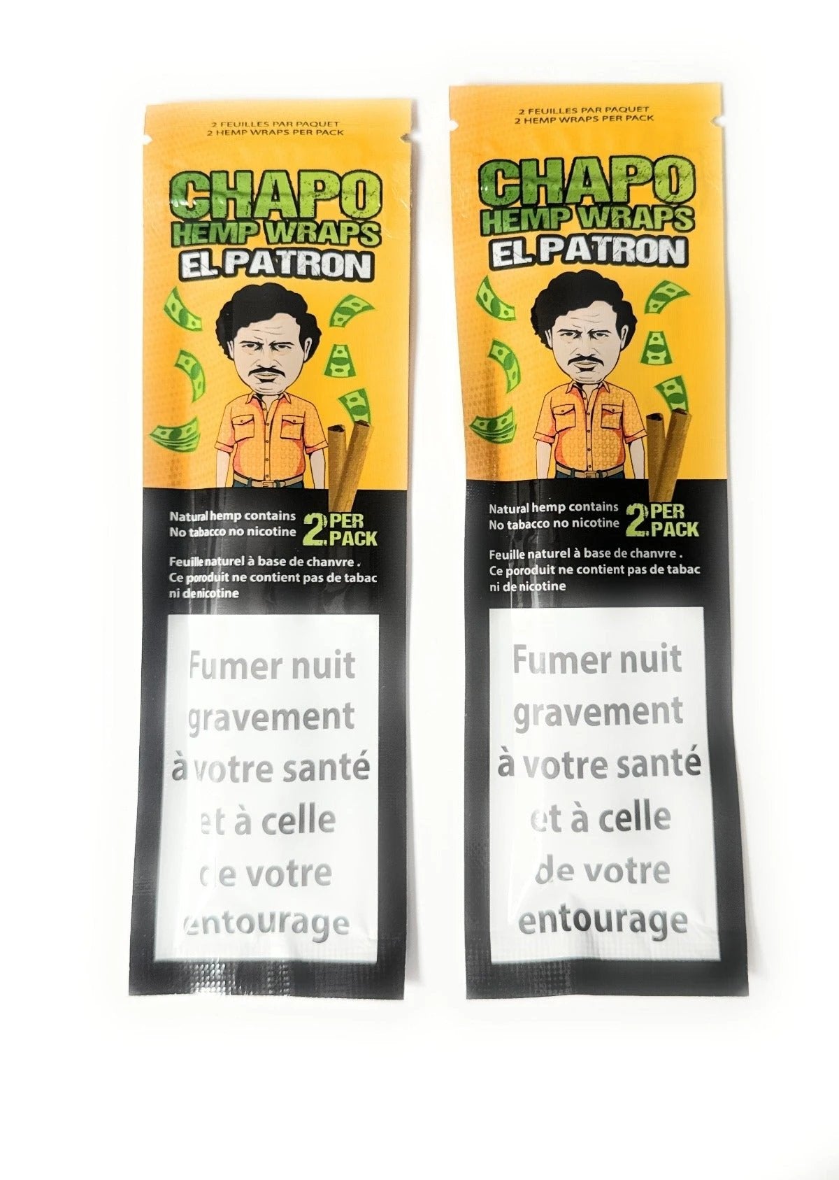 Chapo Hemp Wraps – Tabakfrei, Aromatisch & Perfekt für Blunts Orange/Pfirsich -  from DieBallerei