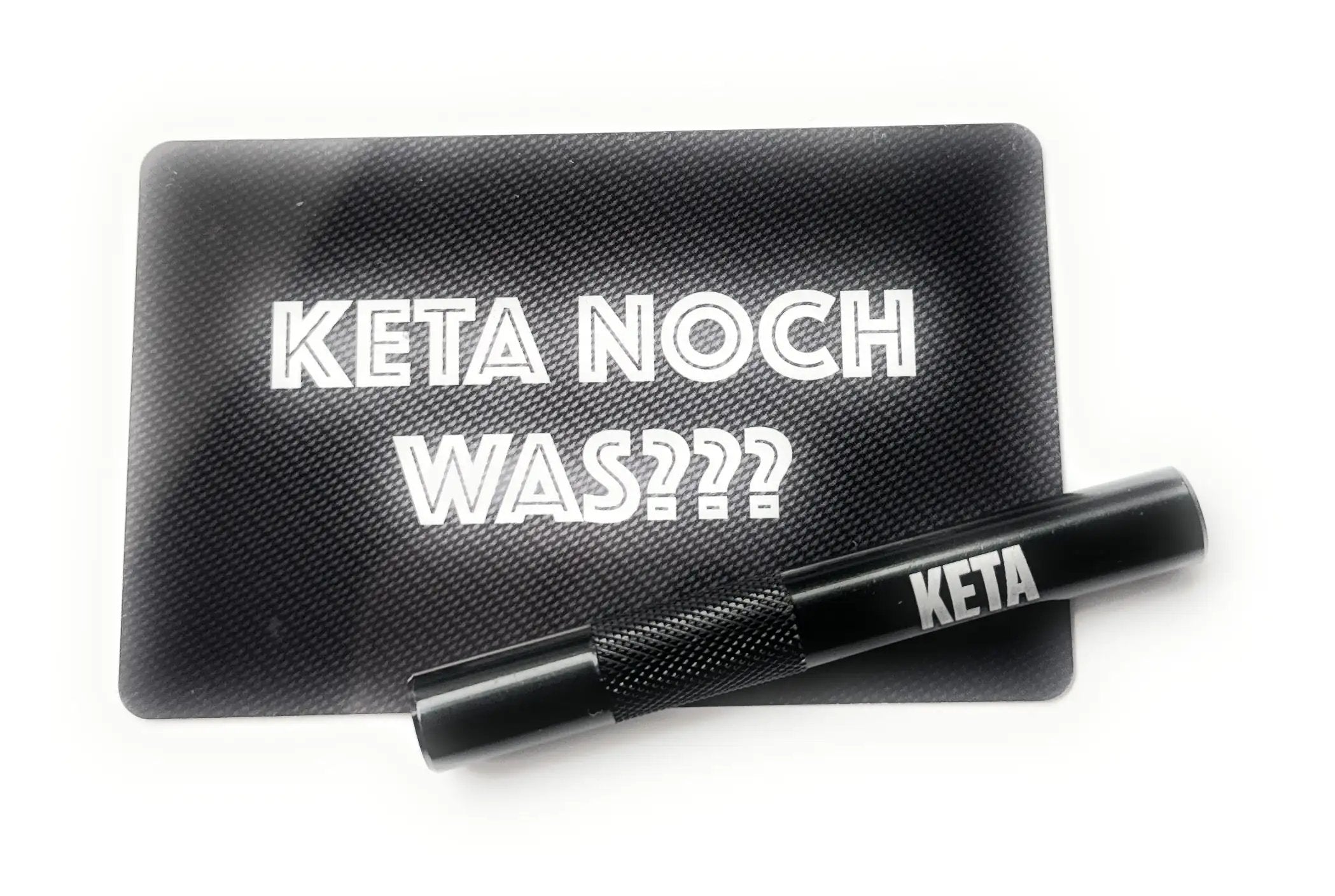 Röhrchen-Set „KETA“ – Alu-Röhrchen mit Gravur & Hack-Karte -  from DieBallerei