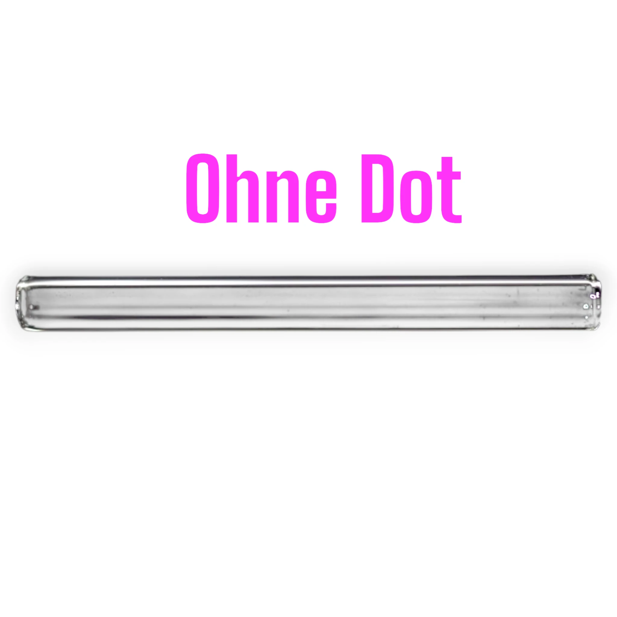 Individuelles SchneeRöhrchen mit Wunschgravur aus Glas -  from DieBallerei