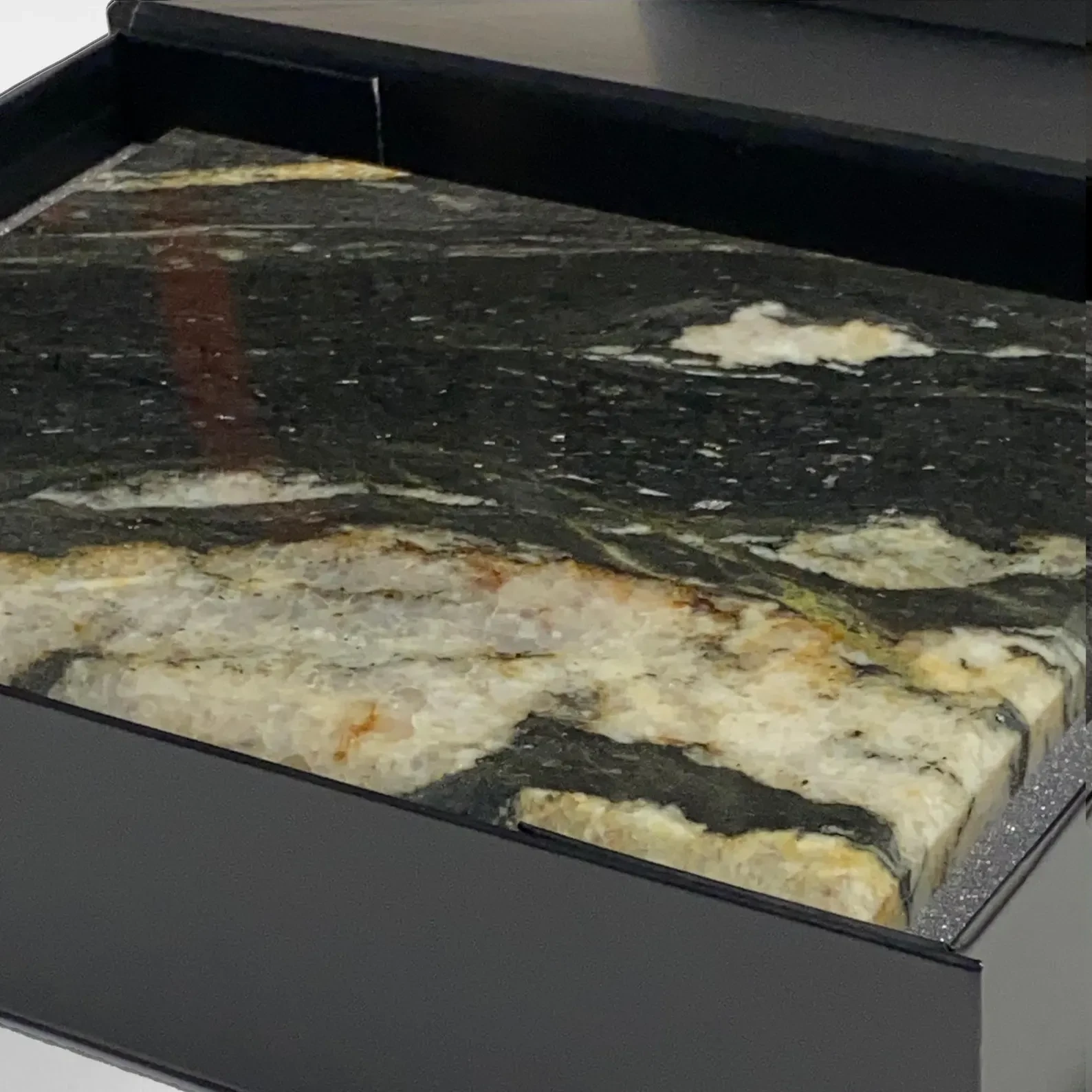 Kokaninchen  Granit Untersetzer "Belvedere" hochwertige Aufbewahrungsschublade, Tassenuntersetzer, hochwertige Granitplatte -  from DieBallerei