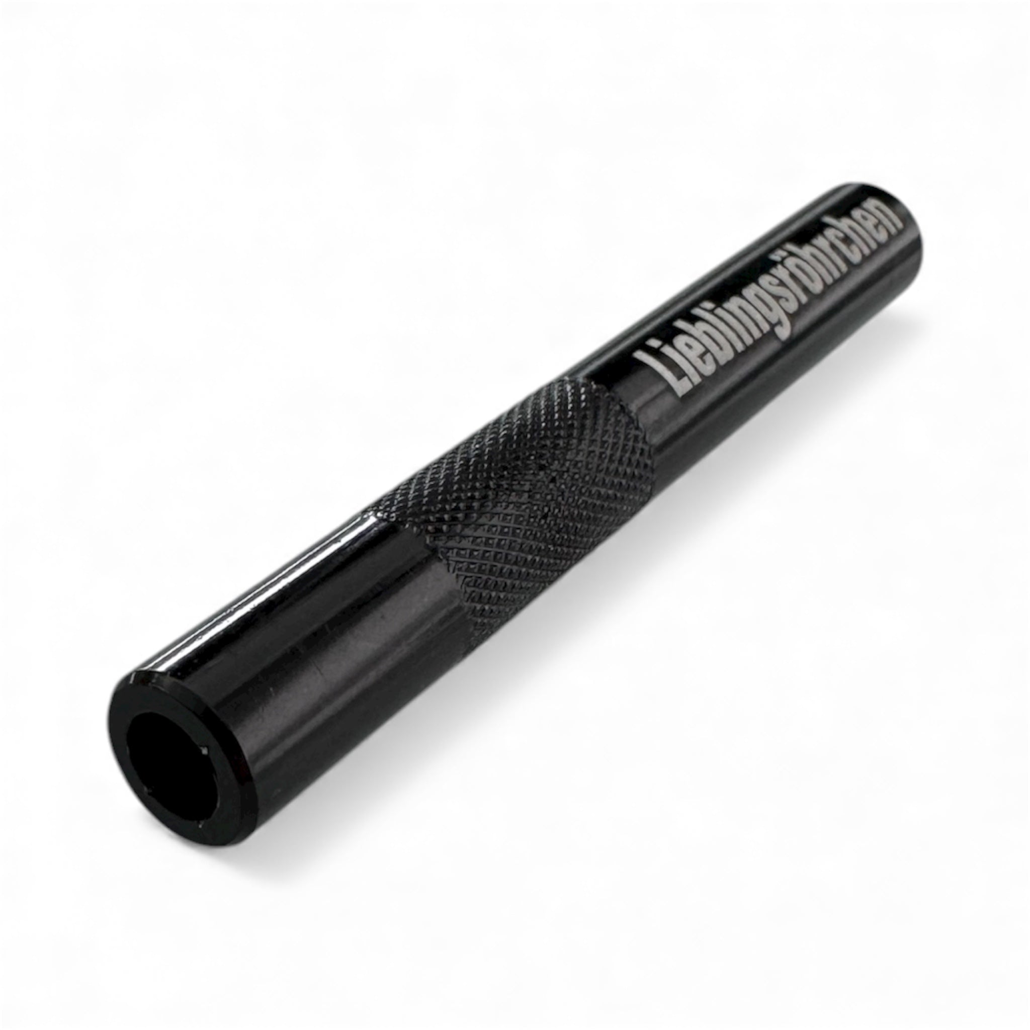 „Lieblingsröhrchen“ Aluminium-Röhrchen – Stylisch, Praktisch & Robust in Schwarz