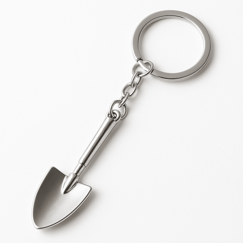 Löffel Anhänger in Spaten-Schaufel-Form – Schlüsselanhänger ✨