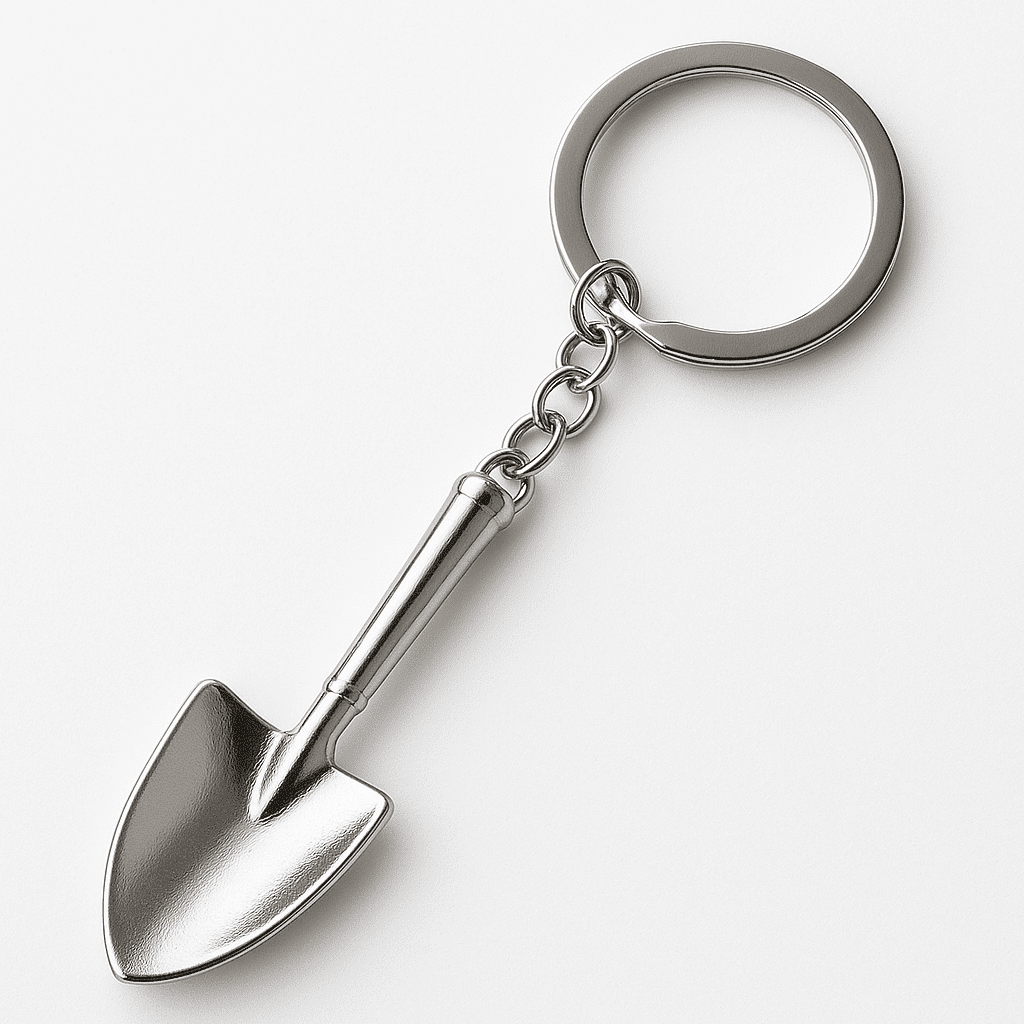 Löffel Anhänger in Spaten-Schaufel-Form – Schlüsselanhänger ✨