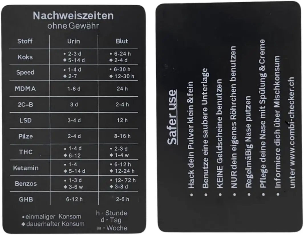 Baller-Box XL Everlasting Fractals inkl. integriertem Spiegel, 2x Röhrchen und Hack-Karten Rot / Grün -  from DieBallerei