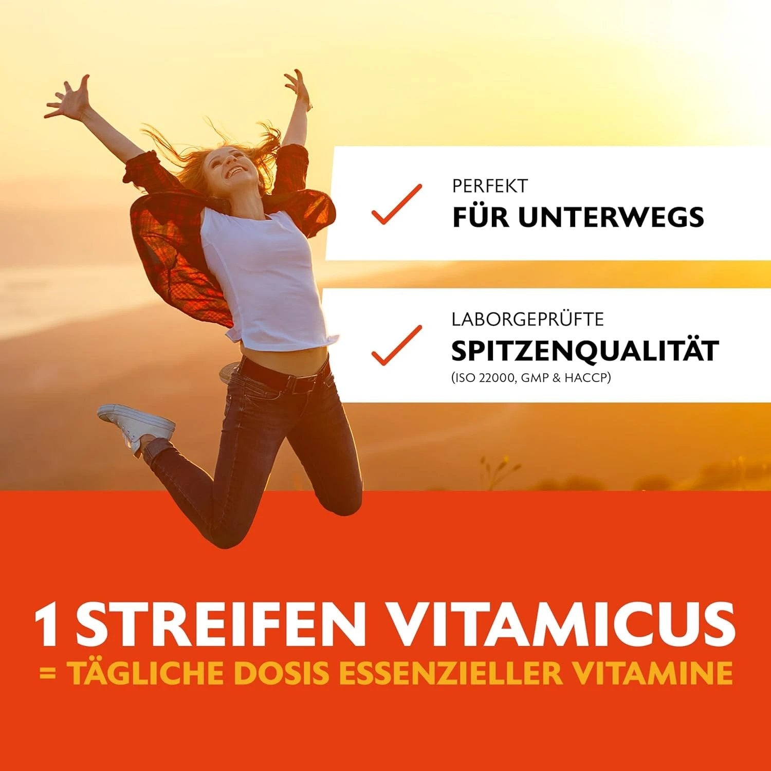Vitamicus®: Das Revolutionäre Multivitaminpräparat - 30 Streifen - Mango -  from DieBallerei