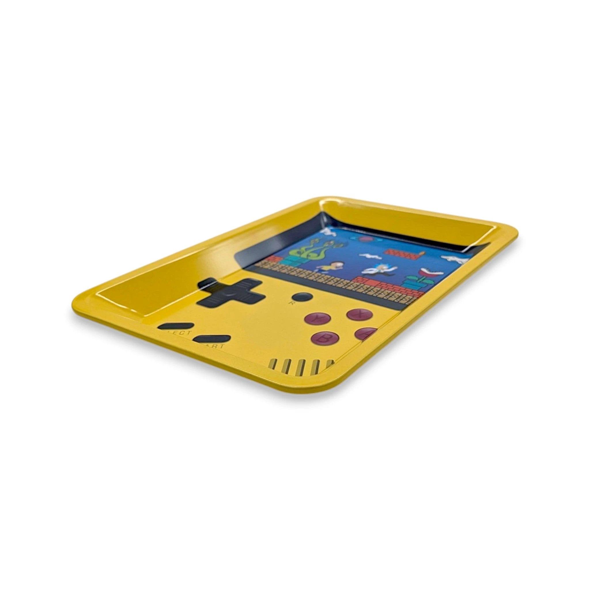 Metall-Tablett mit Retro-Gameboy-Print – Stylisch & Funktional -  from DieBallerei