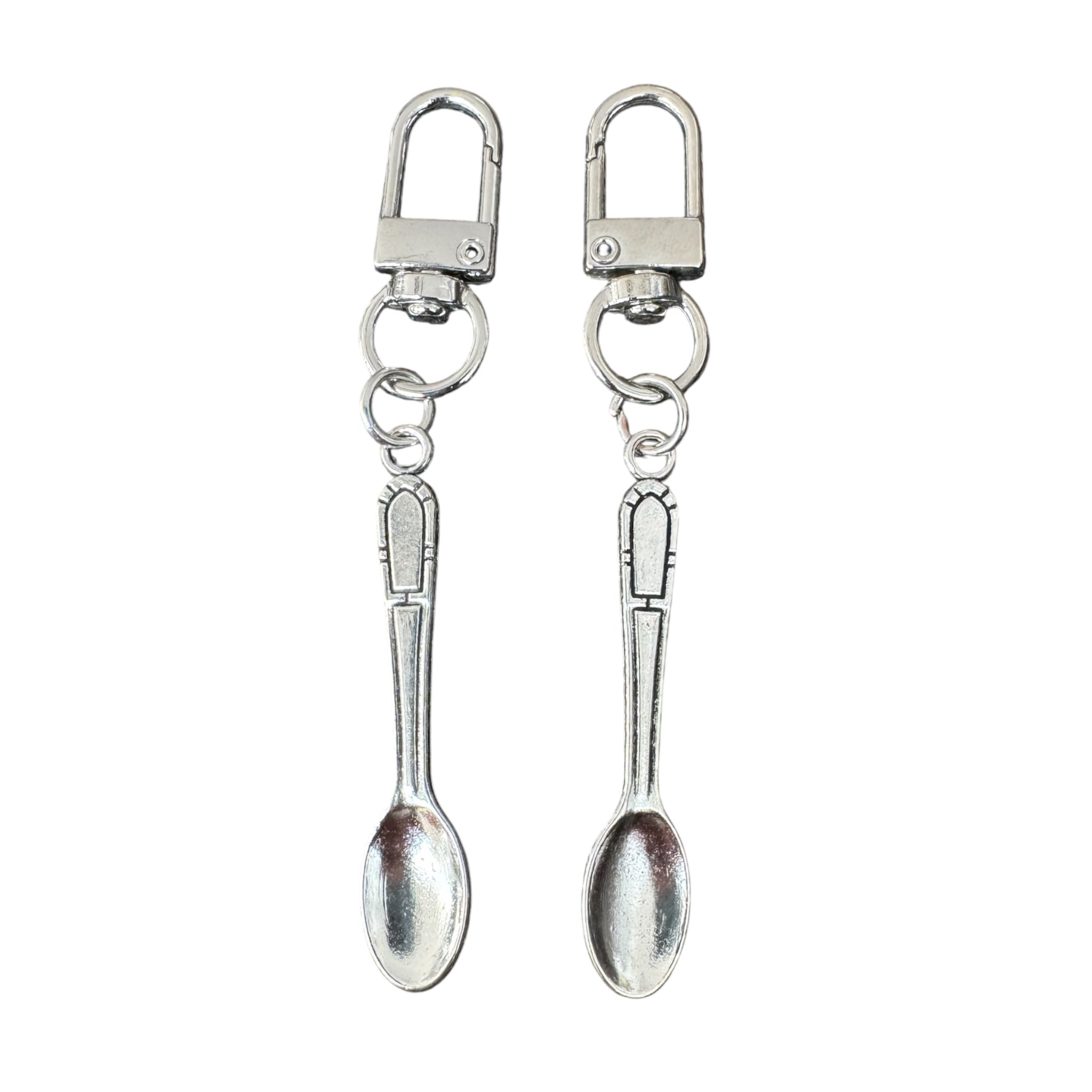 Mini-Löffel Schlüsselanhänger in Silber – Stil trifft Funktion