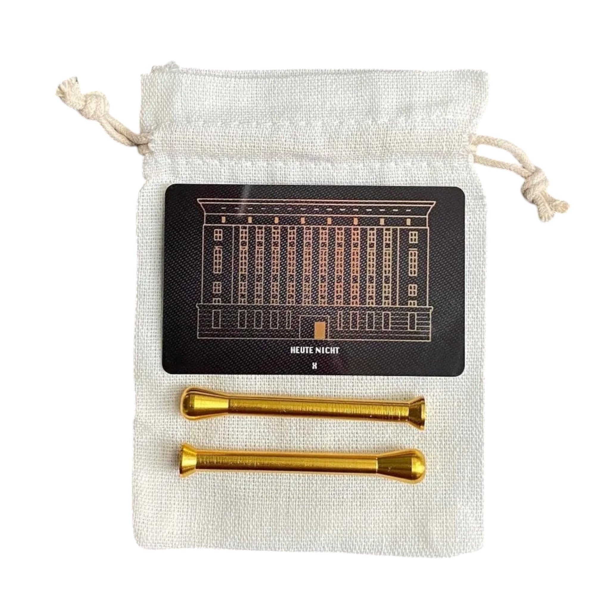 Mini-Set "Berghain" – Stilvoll & Kompakt im Säckchen -  from DieBallerei