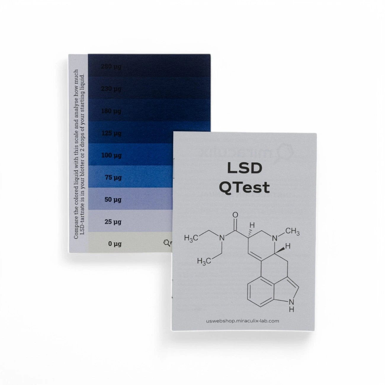 Miraculix Mobiler Schnelltest zur Bestimmung des LSD-Gehalts (LSD-QTest) -  from DieBallerei