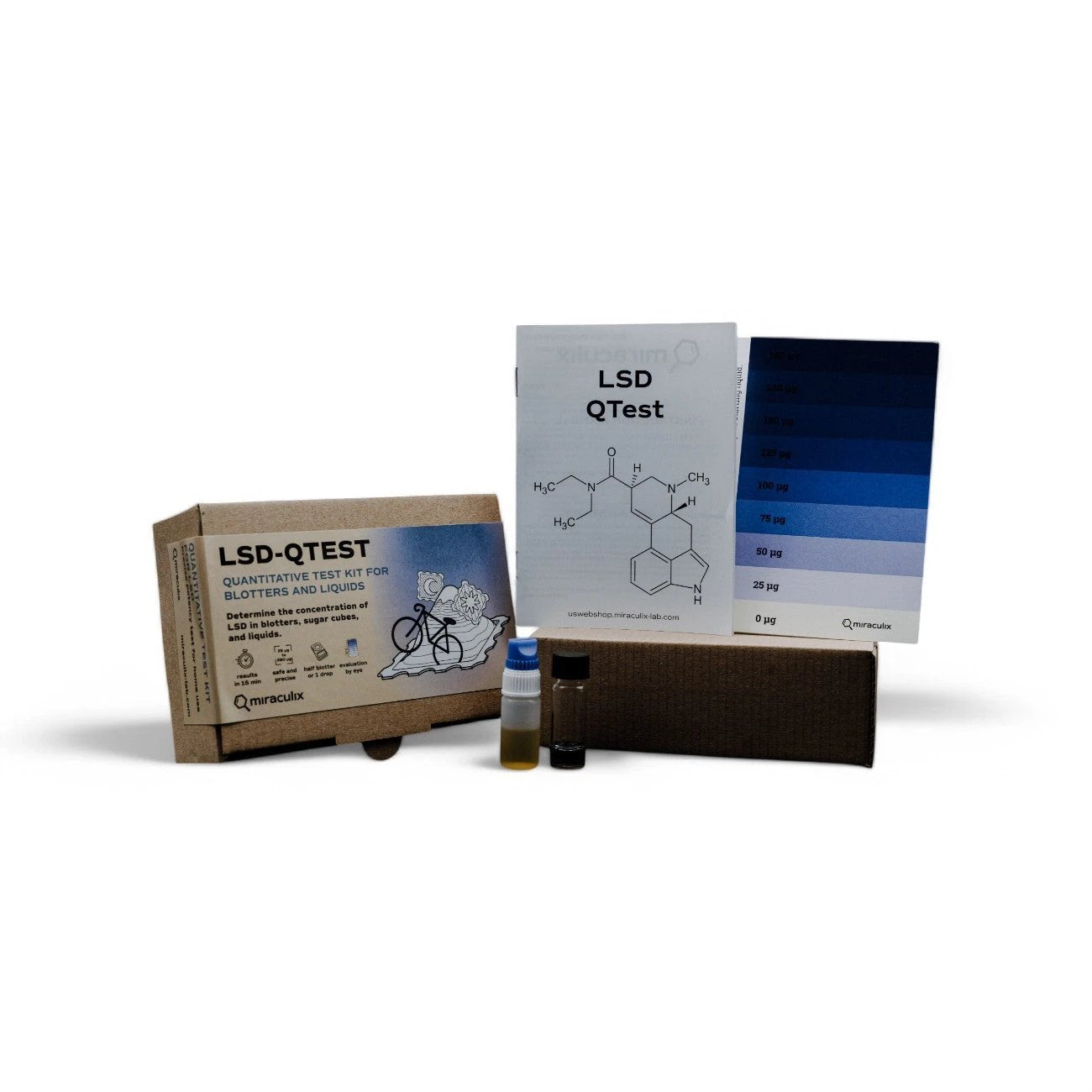 Miraculix Mobiler Schnelltest zur Bestimmung des LSD-Gehalts (LSD-QTest) -  from DieBallerei