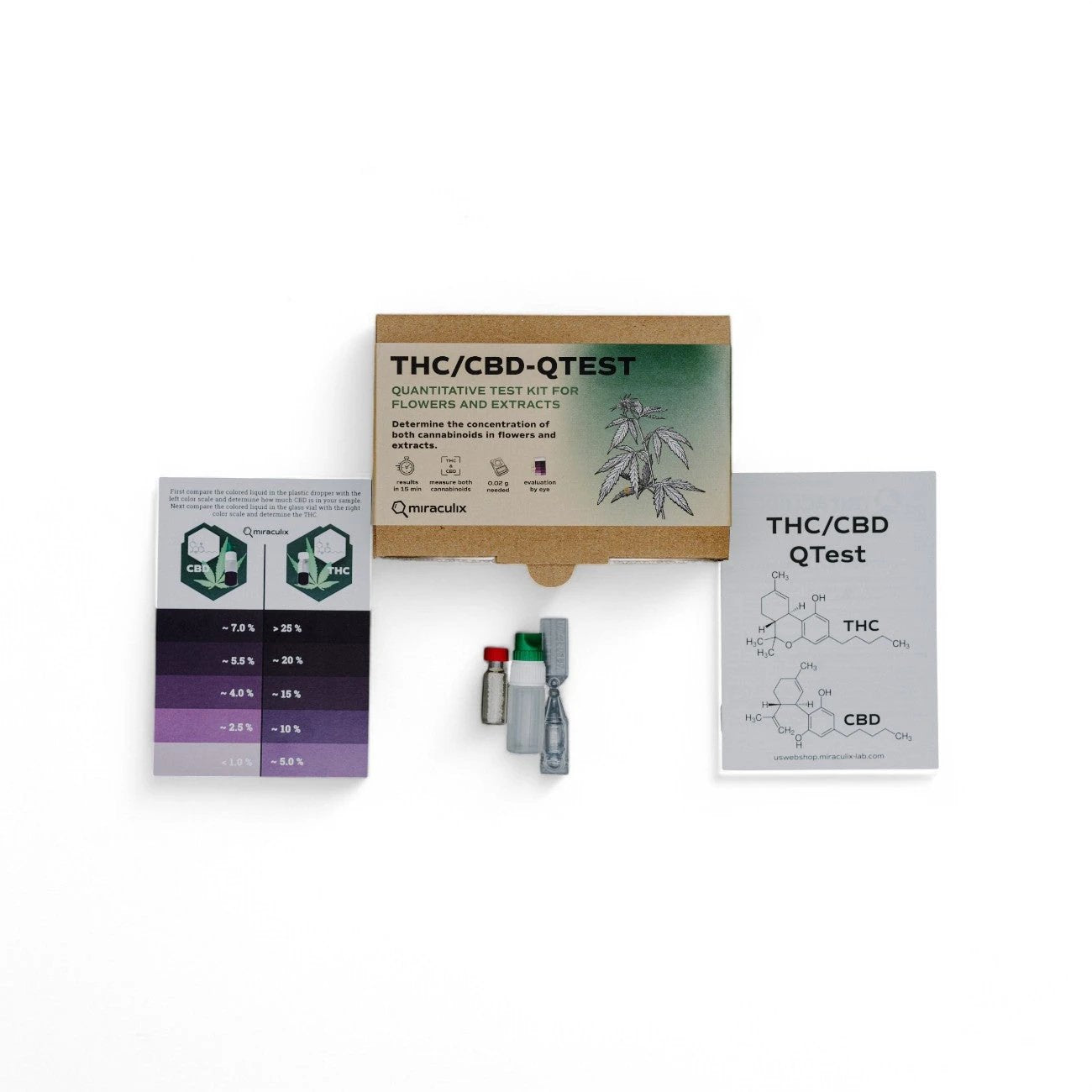 Miraculix Mobiler Schnelltest zur Bestimmung von THC- & CBD-Gehalten -  from DieBallerei