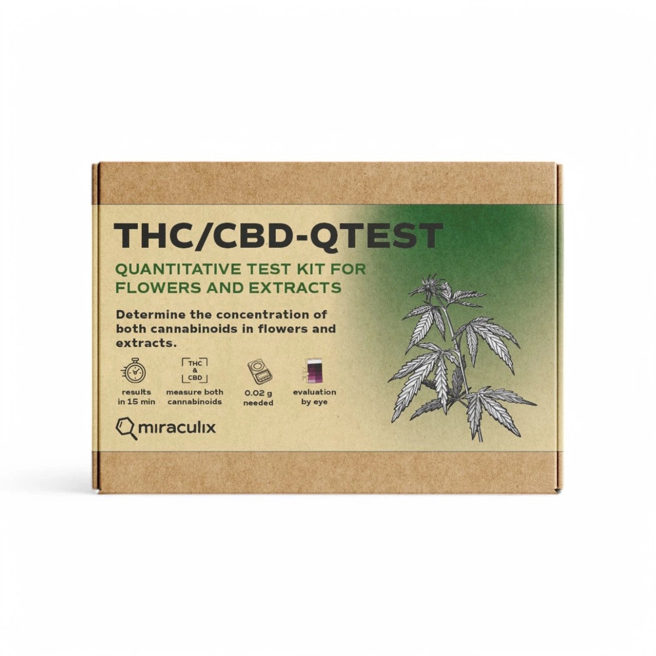 Miraculix Mobiler Schnelltest zur Bestimmung von THC- & CBD-Gehalten -  from DieBallerei