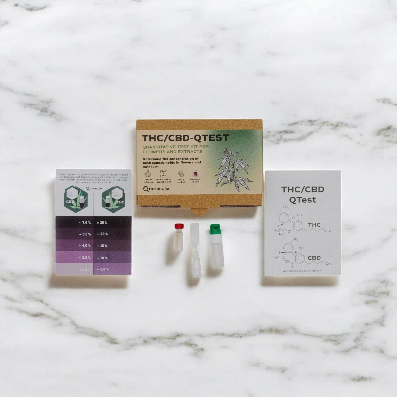 Miraculix Mobiler Schnelltest zur Bestimmung von THC- & CBD-Gehalten -  from DieBallerei