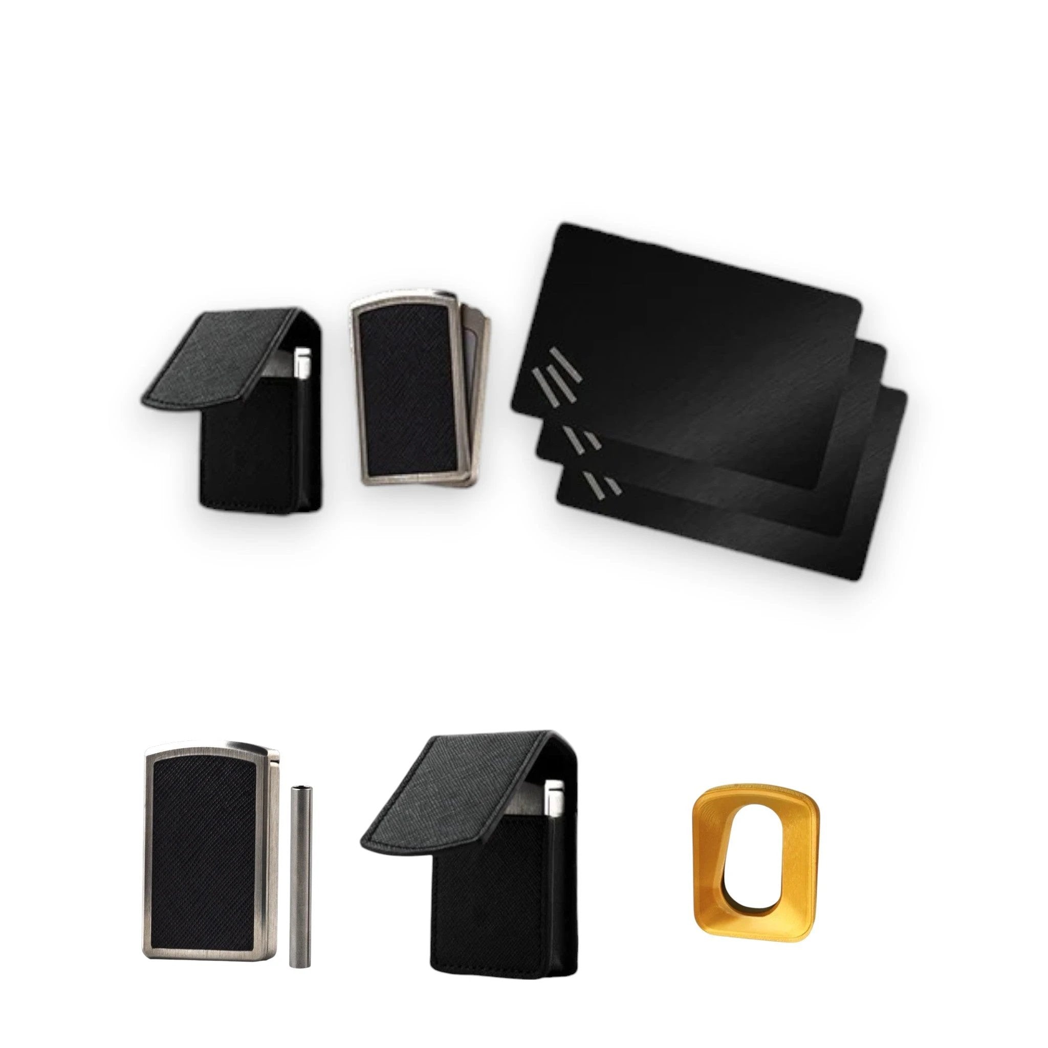 Exklusives Nysberry Set Ritual Black Bundle – Leder Edition - Schnupftabakdose from DieBallerei