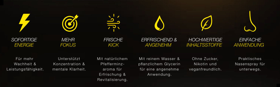 Nose Energy – Der schnellste Energy-Kick der Welt!