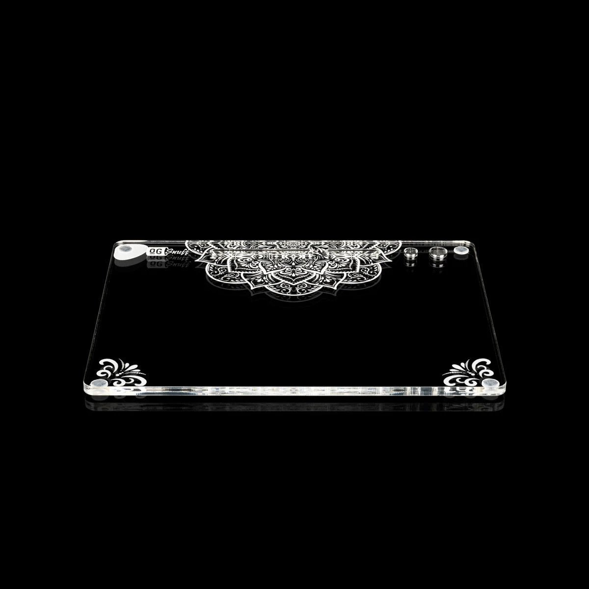 OG SNUFF Mandala Snuff Board – Plexiglas-Design mit Reflektorpad – Stil trifft Funktion -  from DieBallerei