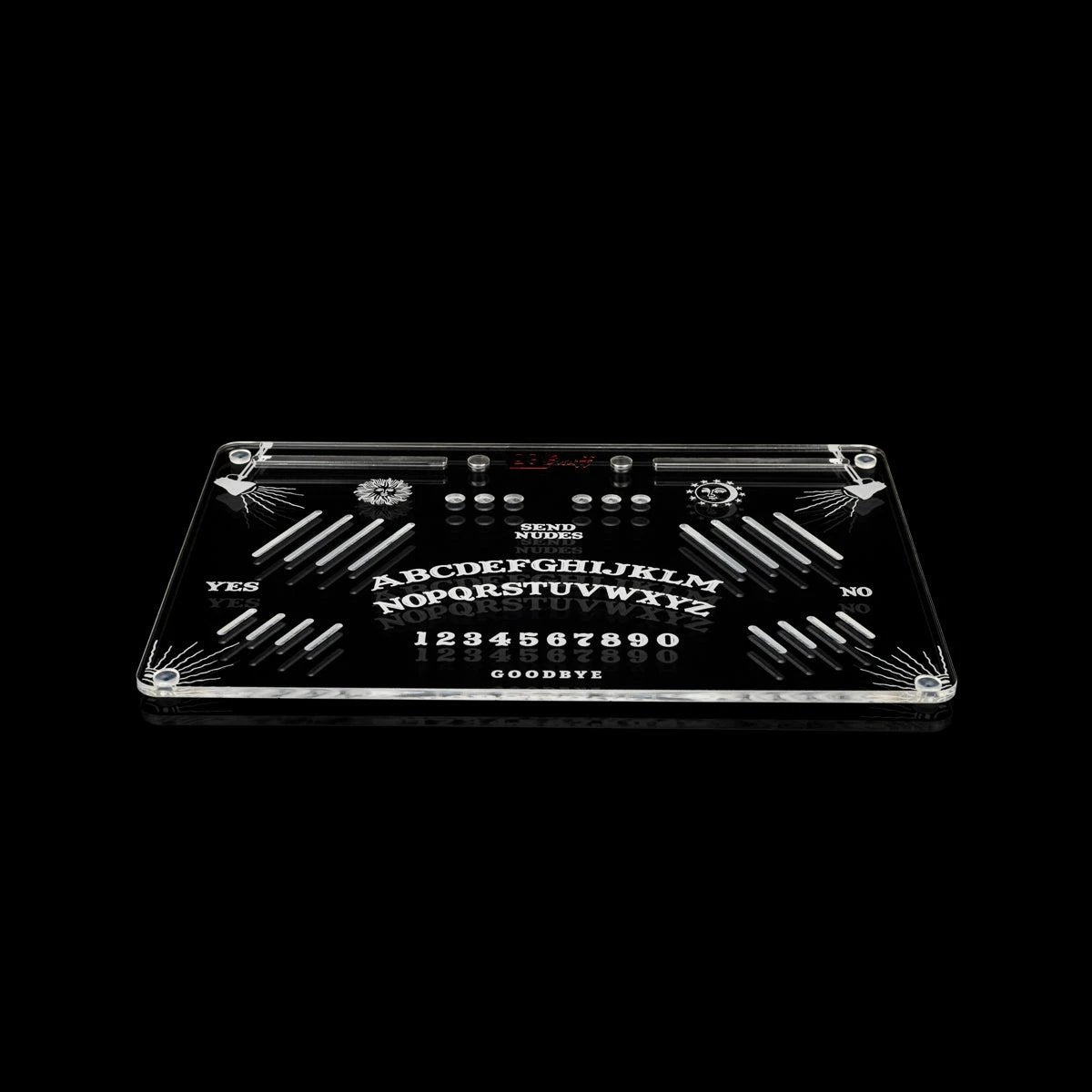 OG SNUFF Snuff Board „Ouija Edition“ – Graviertes Geisterbrett inkl. Planchette-Löffel -  from DieBallerei