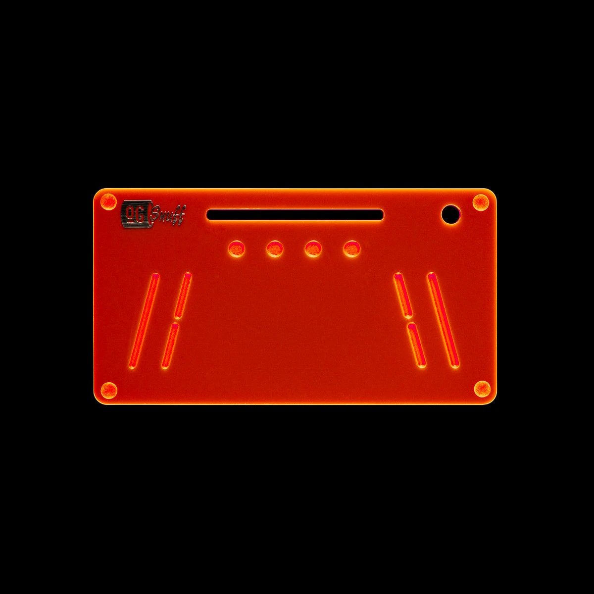 OG SNUFF Fusion-Snuffboard –  6 Rillen + 4 Vertiefungen -  from DieBallerei