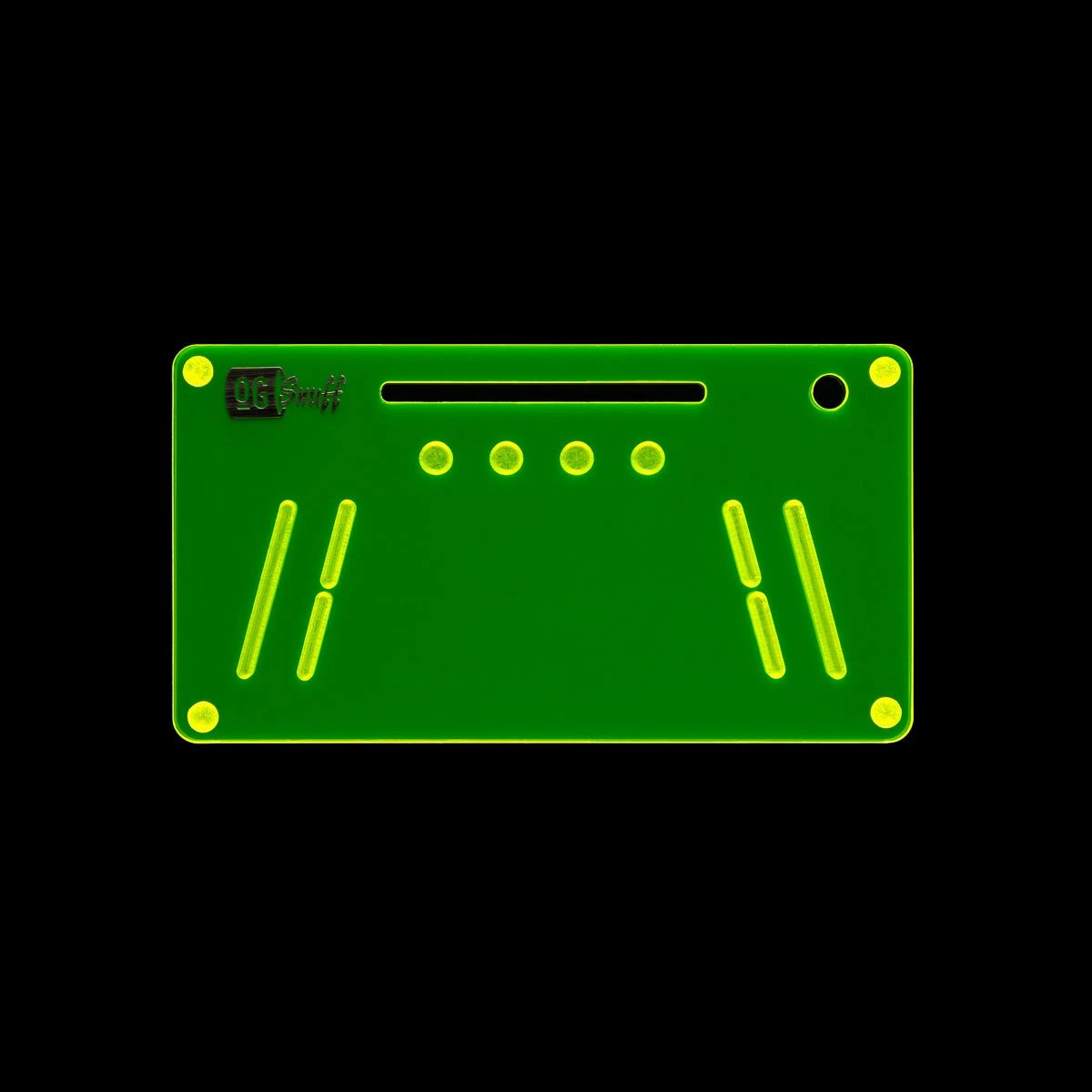 OG SNUFF Fusion-Snuffboard –  6 Rillen + 4 Vertiefungen -  from DieBallerei