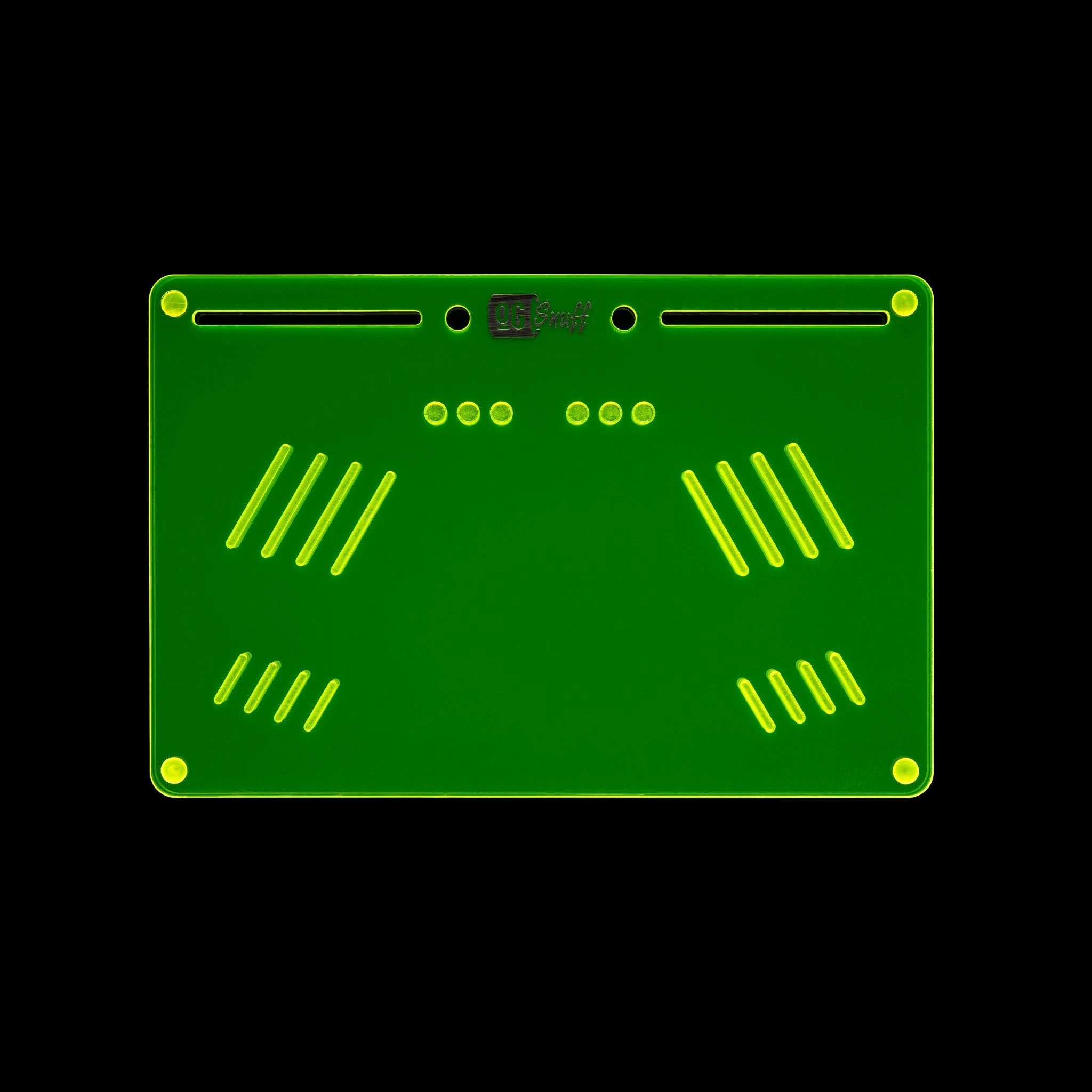 OG SNUFF Platter Board – Großes Snuff Board für Vielseitige Nutzung – 8 Rillen & 8 Vertiefungen -  from DieBallerei